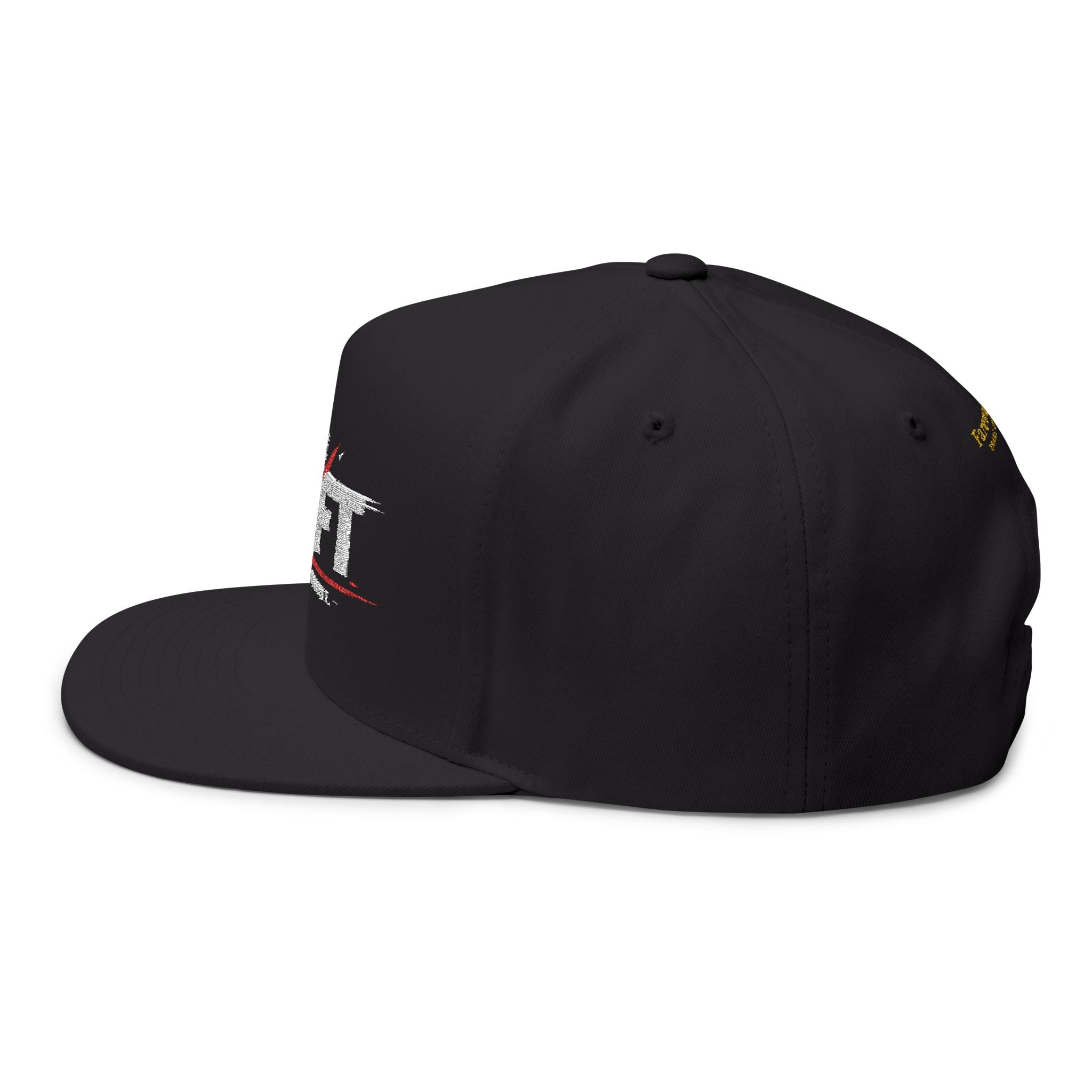 Shift Logo Glitch Halo Flat Bill Cap