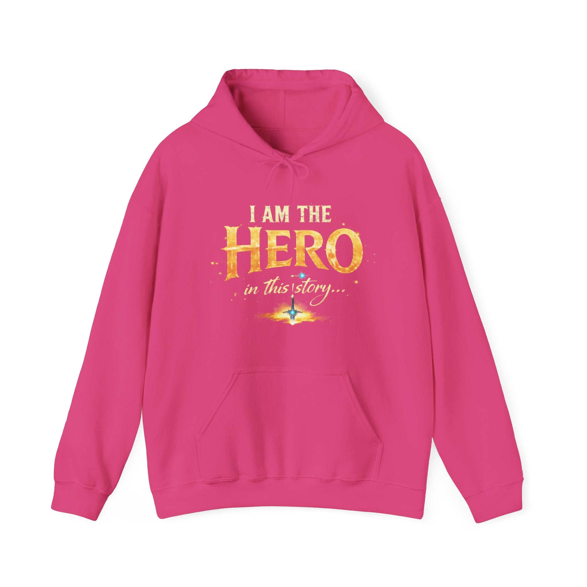 "I Am the Hero in This Story" Couples Hoodie —  Matching Valentine's Sweatshirt