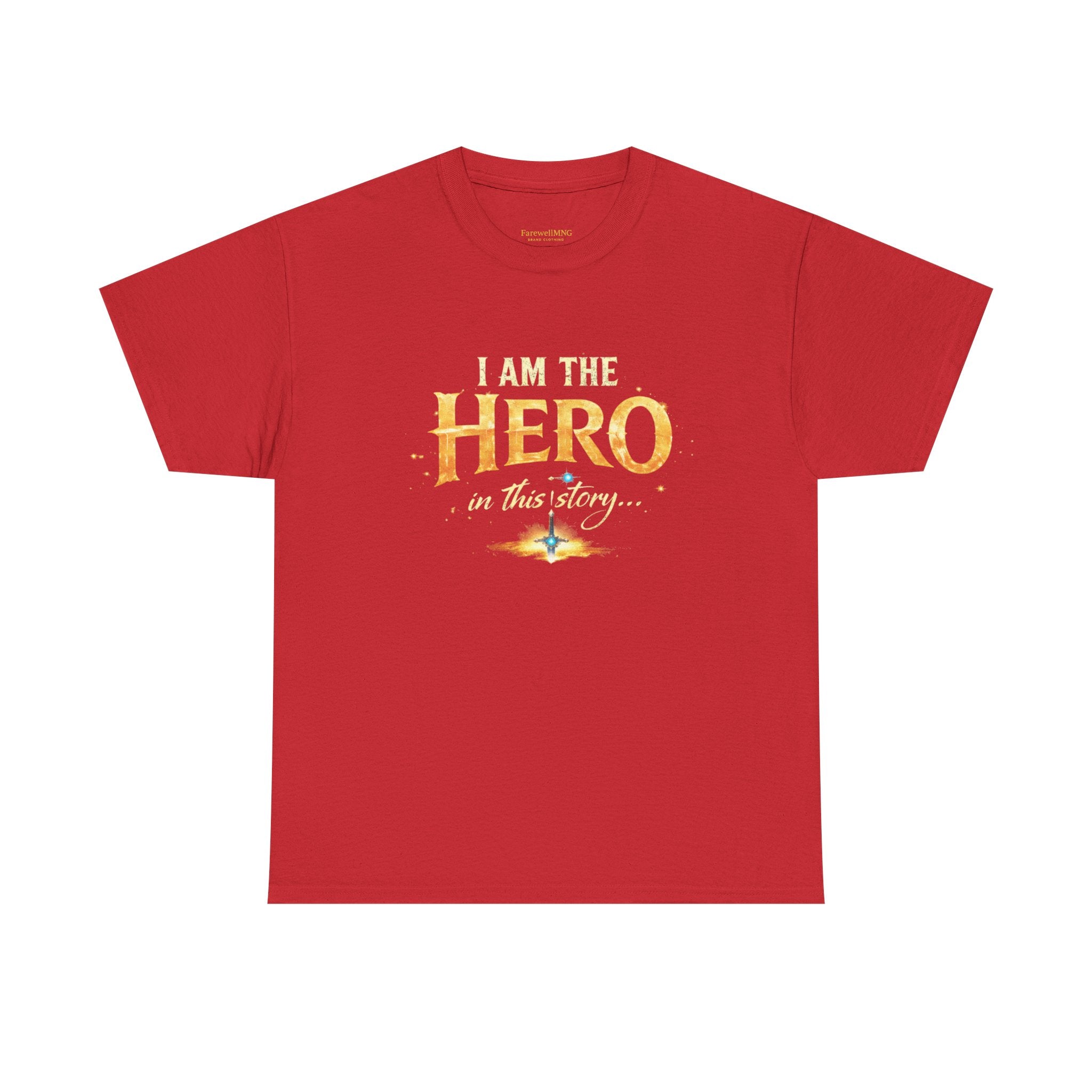 "I am the Hero of This Story" Couple T-Shirt — Matching His & Hers Tee