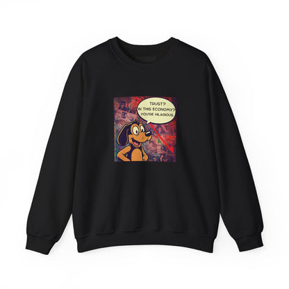 Trust in This Economy Sweatshirt - FarewellMNG Brand Clothing