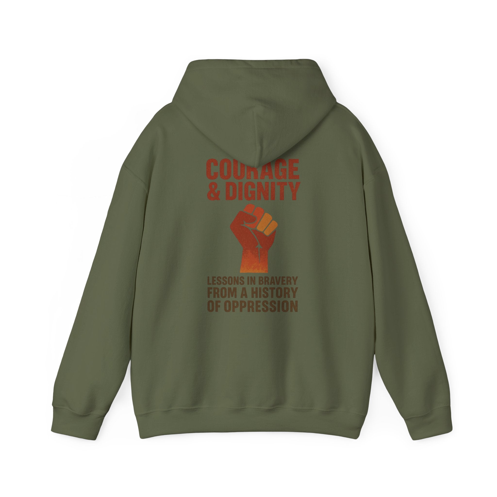Courage & Dignity Hoodie – Wear the Message - FarewellMNG Brand Clothing