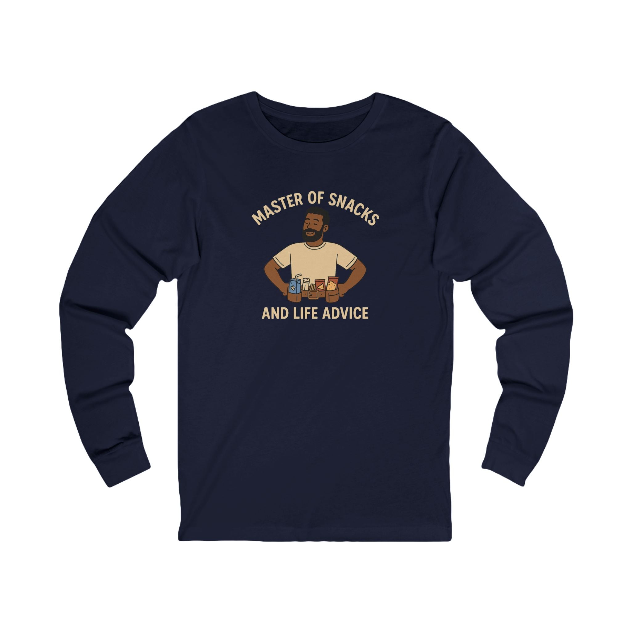 Master of Snacks Long Sleeve Tee - FarewellMNG Brand Clothing