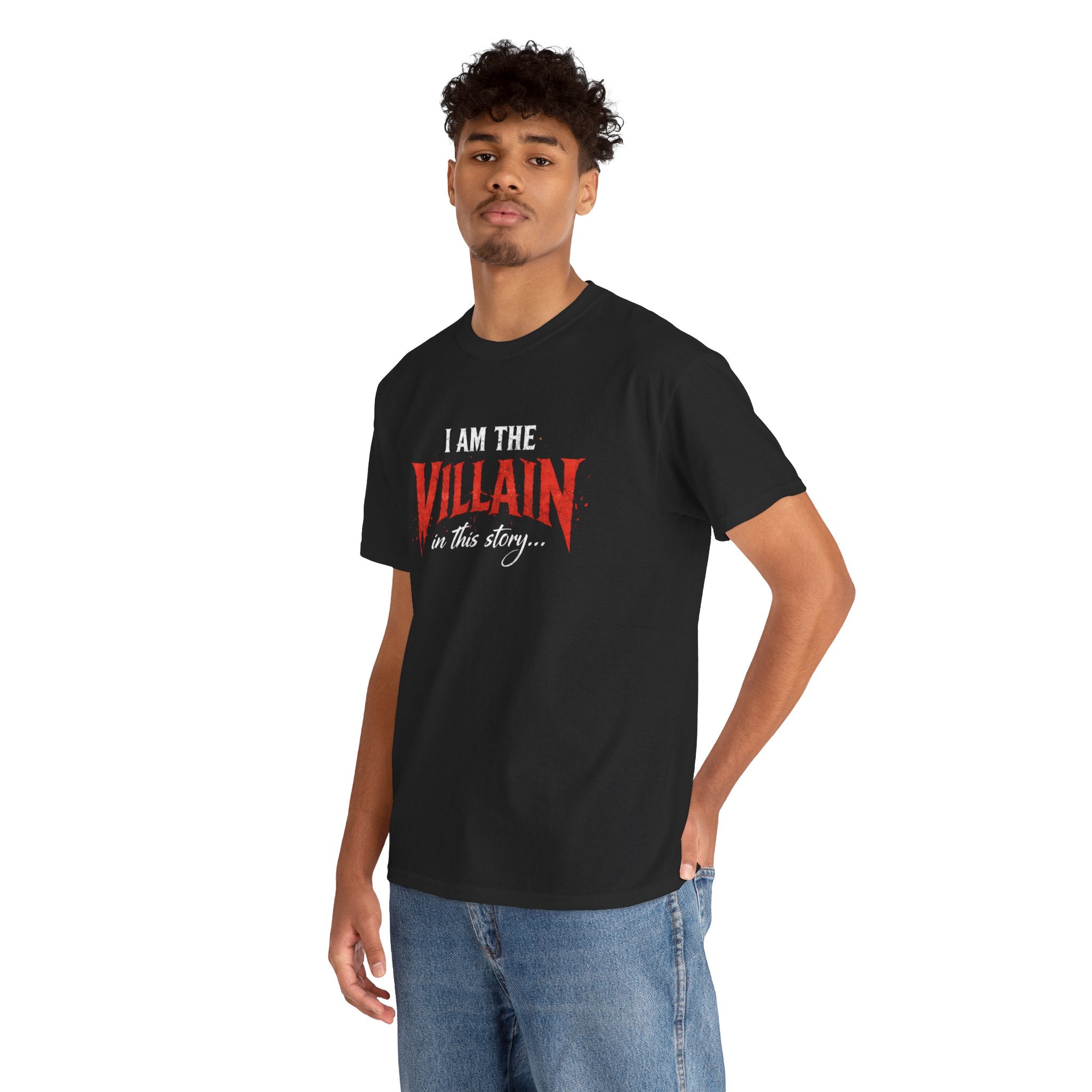 "I Am the Villain in This Story" Couple T-Shirt — Matching Graphic Tee for Partners