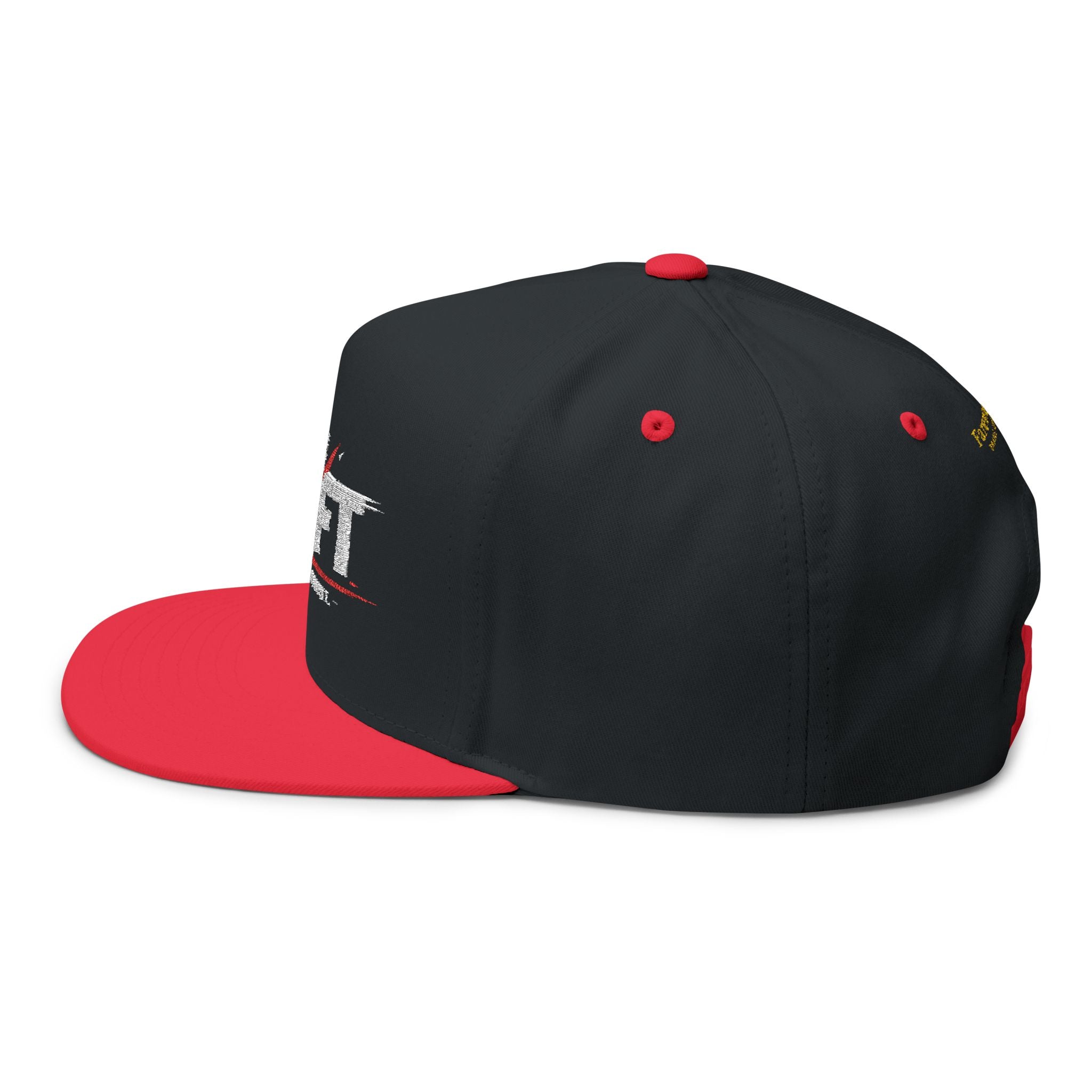 Shift Logo Glitch Halo Flat Bill Cap
