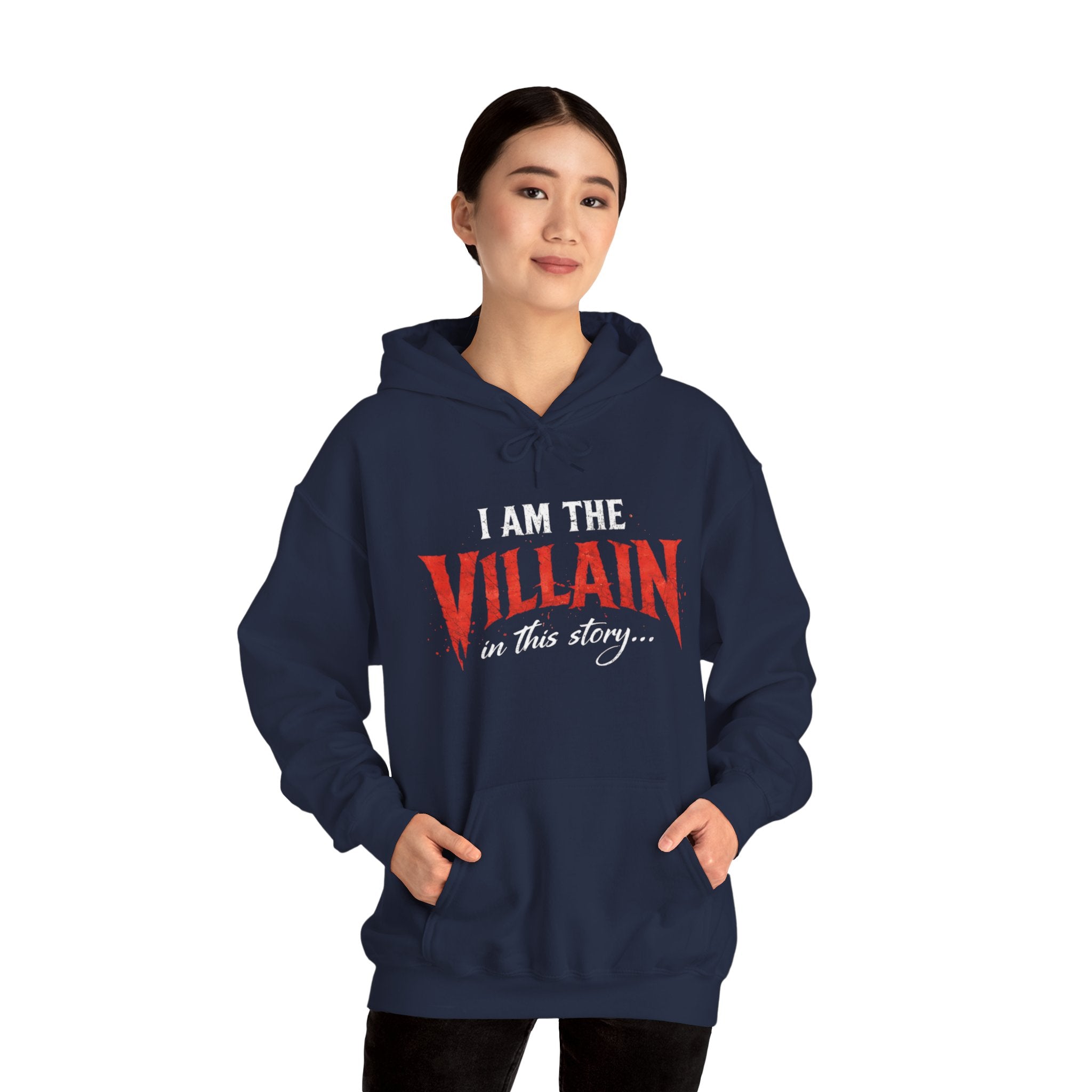 "I Am the Villain in This Story" Couple Hoodie — Matching Partner Sweatshirt
