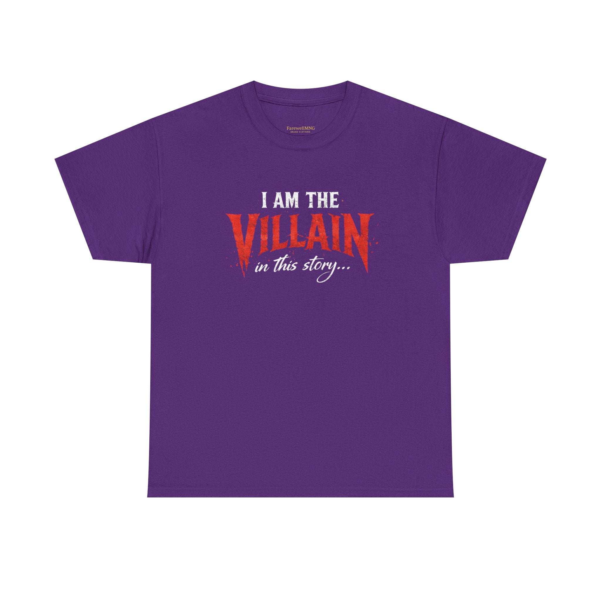 "I Am the Villain in This Story" Couple T-Shirt — Matching Graphic Tee for Partners