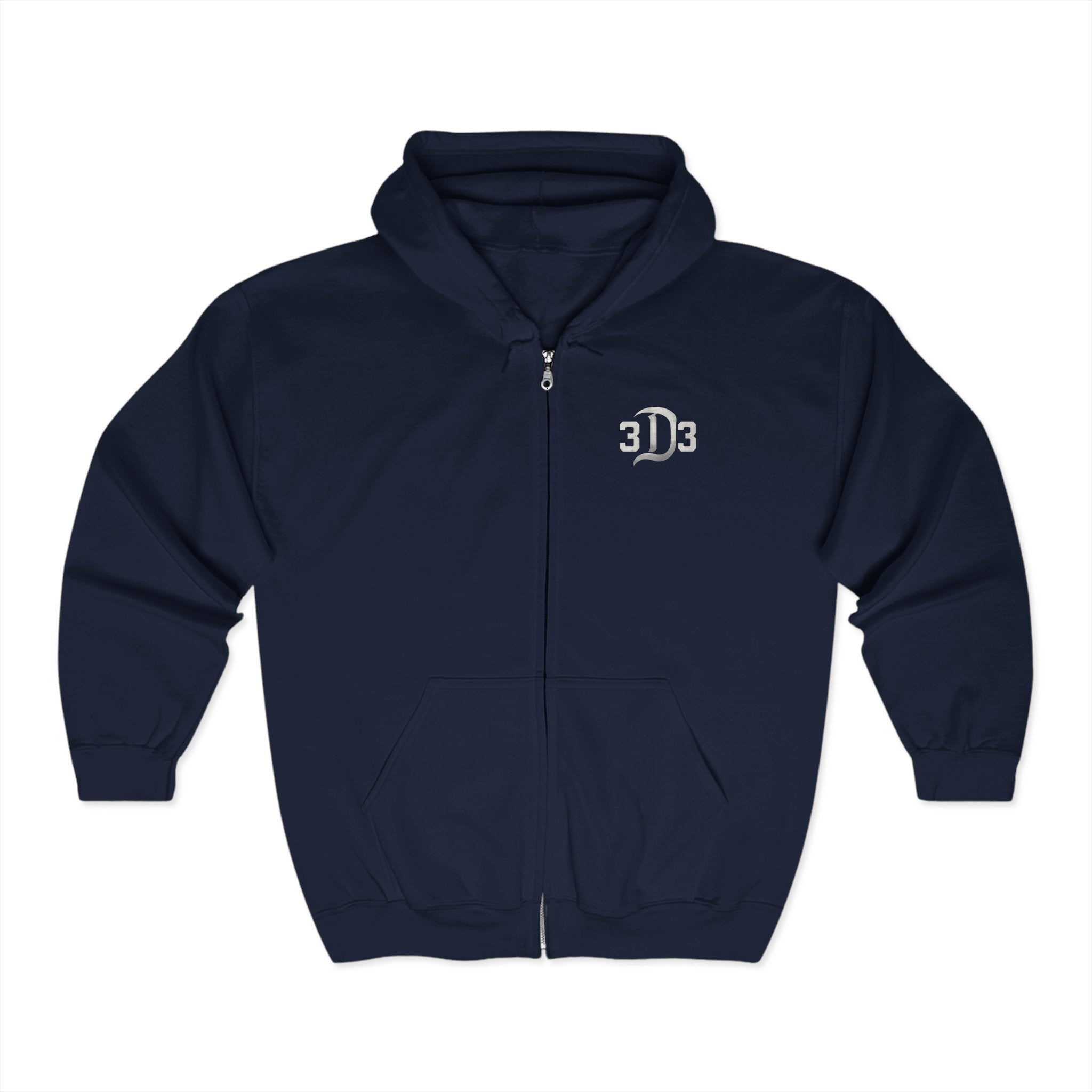 Detroit Legacy 313 Zip Up Hoodie - FarewellMNG Brand Clothing