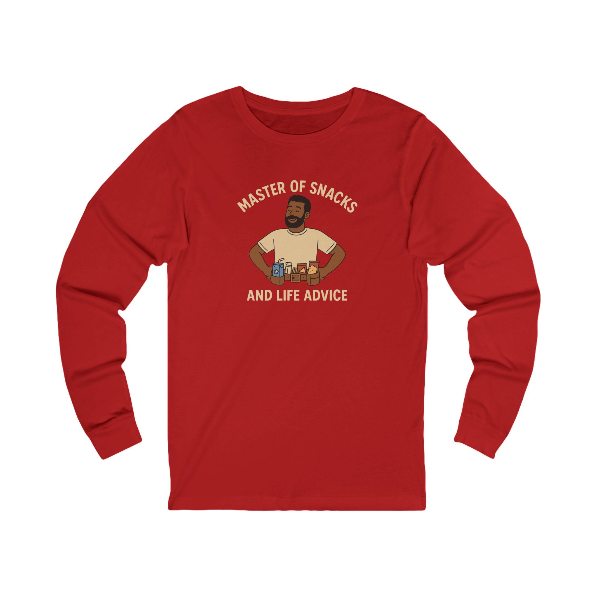 Master of Snacks Long Sleeve Tee - FarewellMNG Brand Clothing