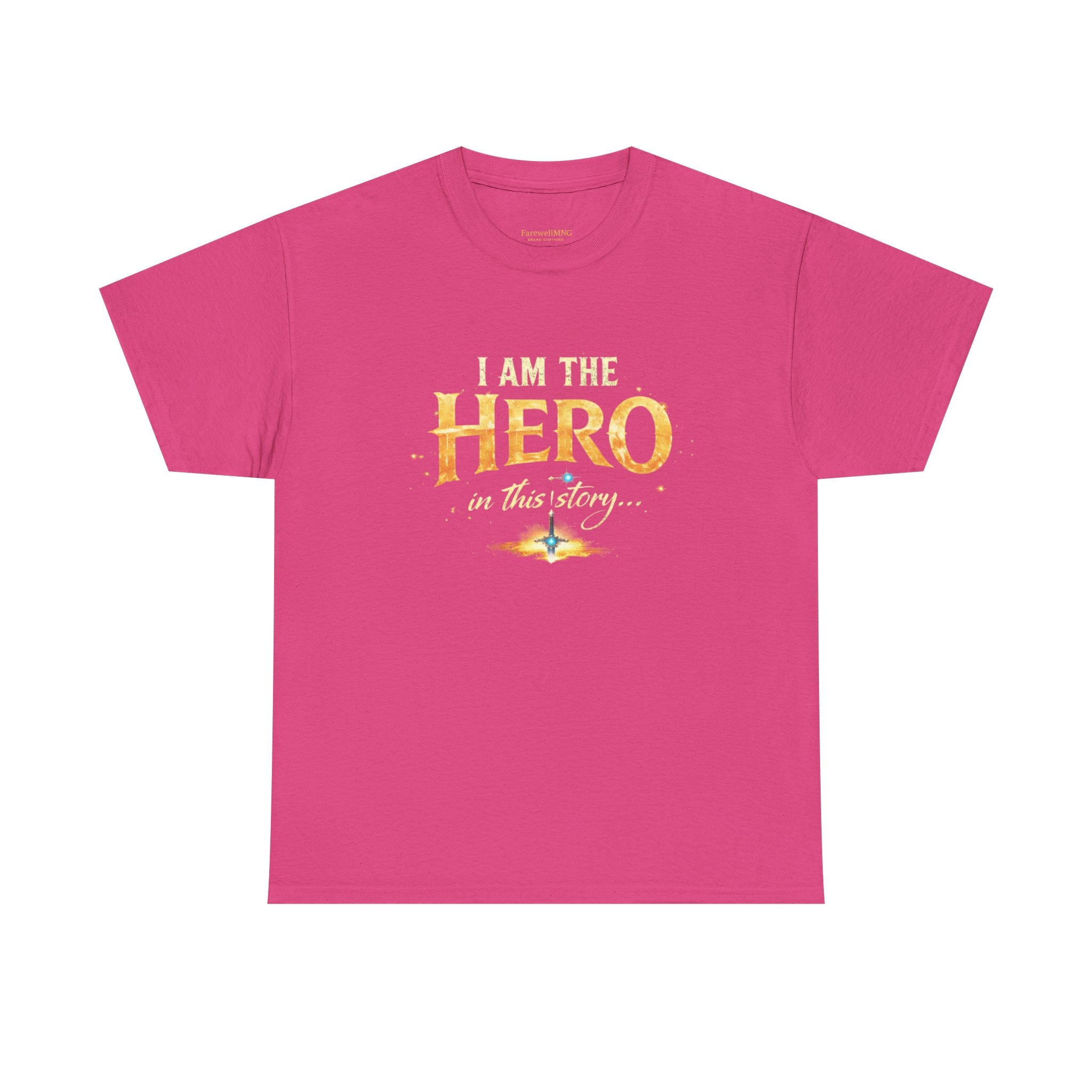 "I am the Hero of This Story" Couple T-Shirt — Matching His & Hers Tee