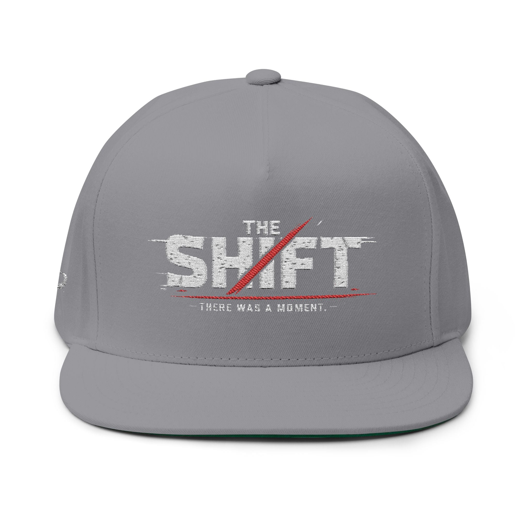 Shift Logo Glitch Halo Flat Bill Cap