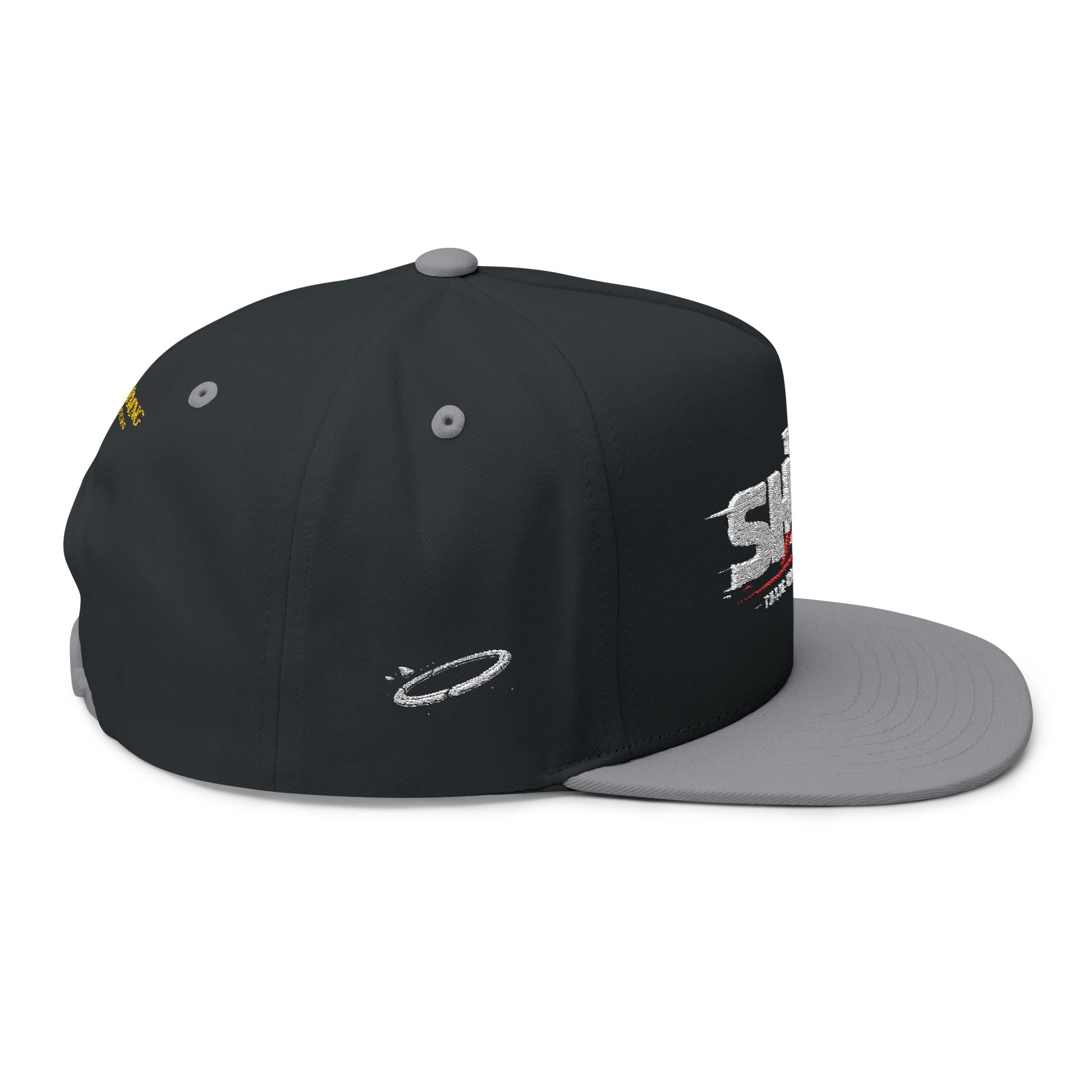 Shift Logo Glitch Halo Flat Bill Cap