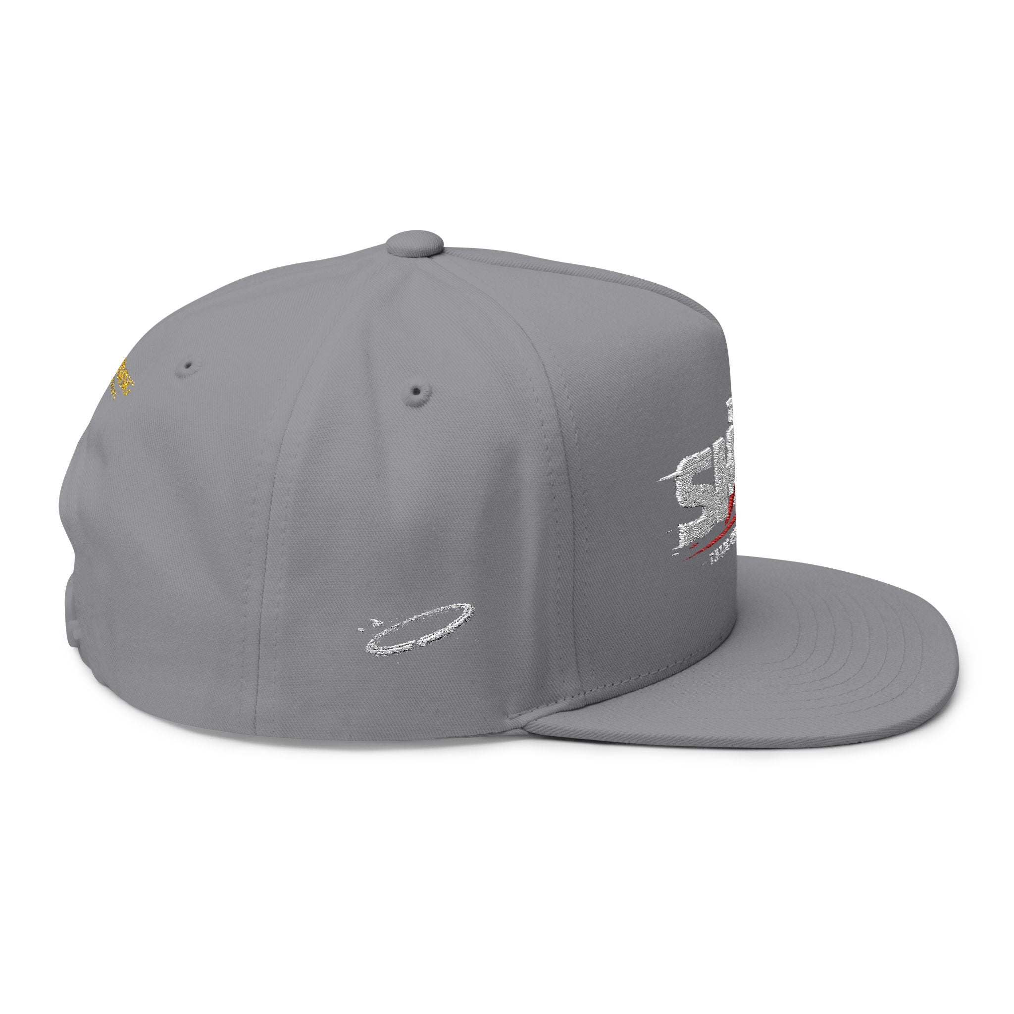 Shift Logo Glitch Halo Flat Bill Cap