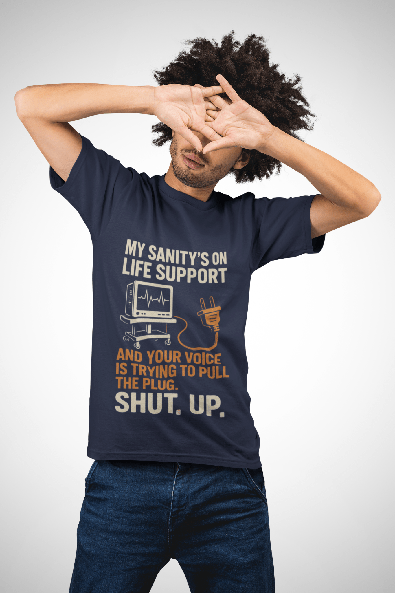 My Sanity on Life Support T-Shirt - FarewellMNG Brand Clothing