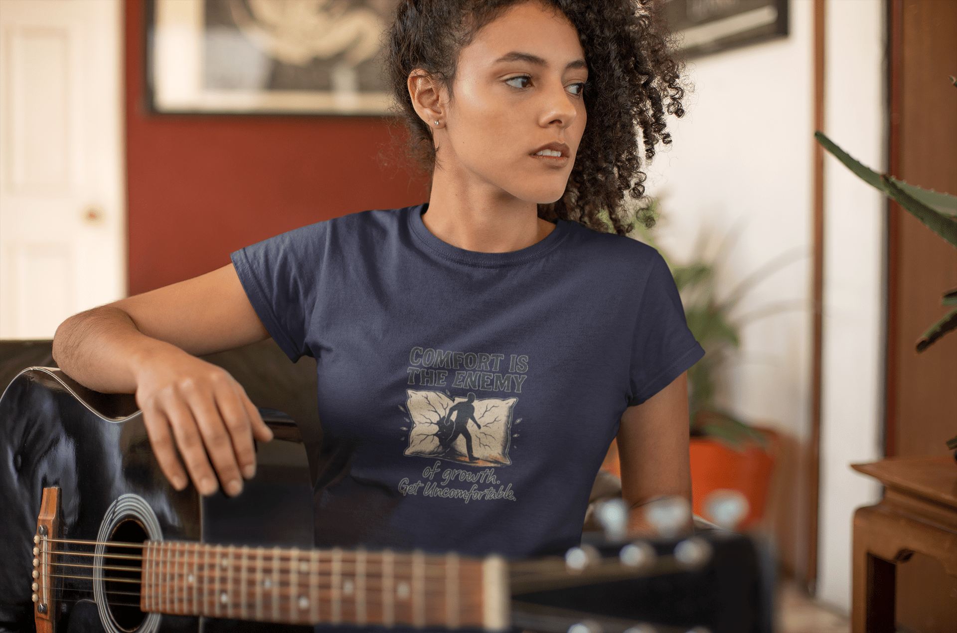 Comfort is the Enemy of Growth Unisex T-Shirt- FarewellMNG Brand Clothing