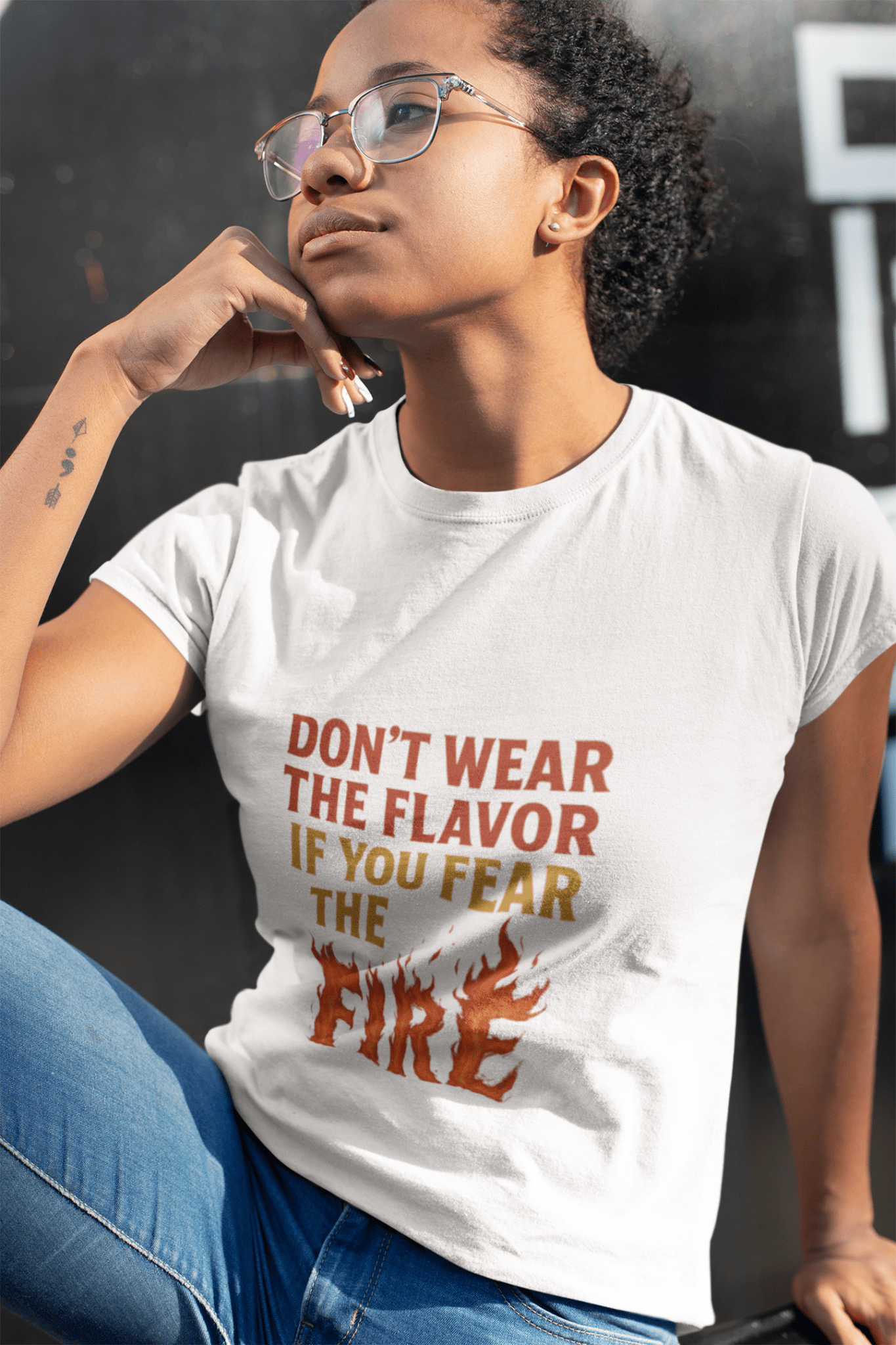 Don't Wear the Flavor Unisex Tee - FarewellMNG Brand Clothing