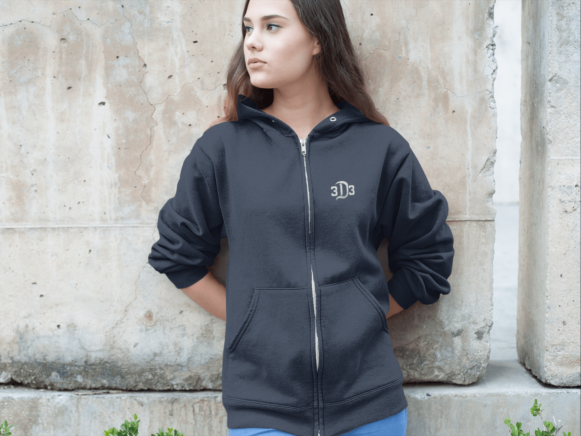 Detroit Legacy 313 Zip Up Hoodie - FarewellMNG Brand Clothing