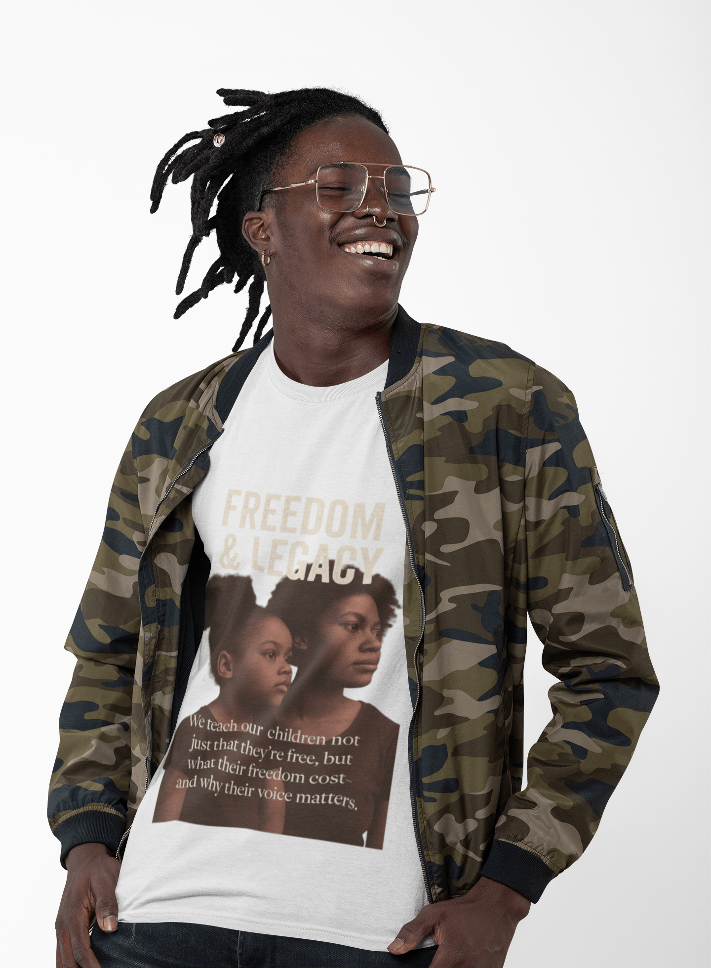 Mother and Daughter Unisex Long Sleeve Tee - Freedom and Legacy Design - FarewellMNG Brand Clothing