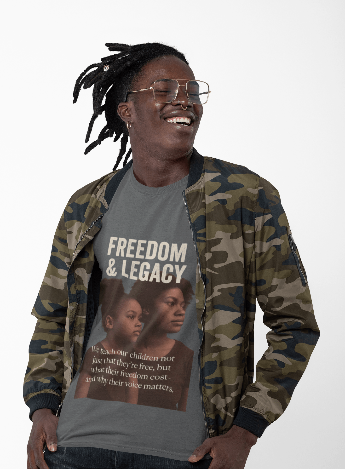 Mother and Daughter Unisex Long Sleeve Tee - Freedom and Legacy Design - FarewellMNG Brand Clothing