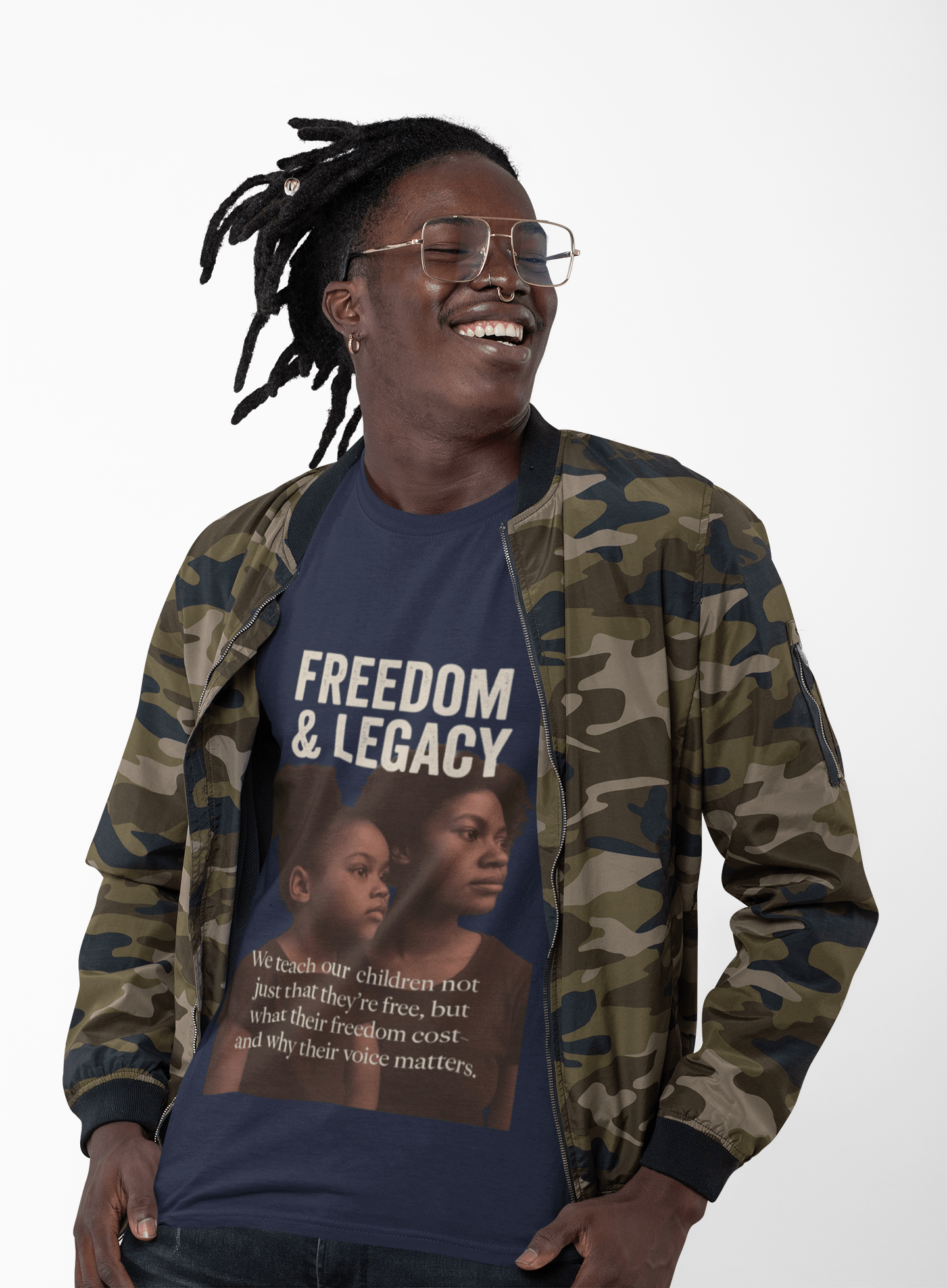 Mother and Daughter Unisex Long Sleeve Tee - Freedom and Legacy Design - FarewellMNG Brand Clothing