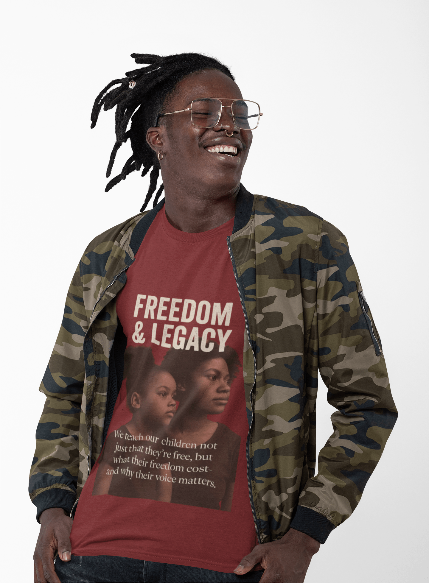Mother and Daughter Unisex Long Sleeve Tee - Freedom and Legacy Design - FarewellMNG Brand Clothing