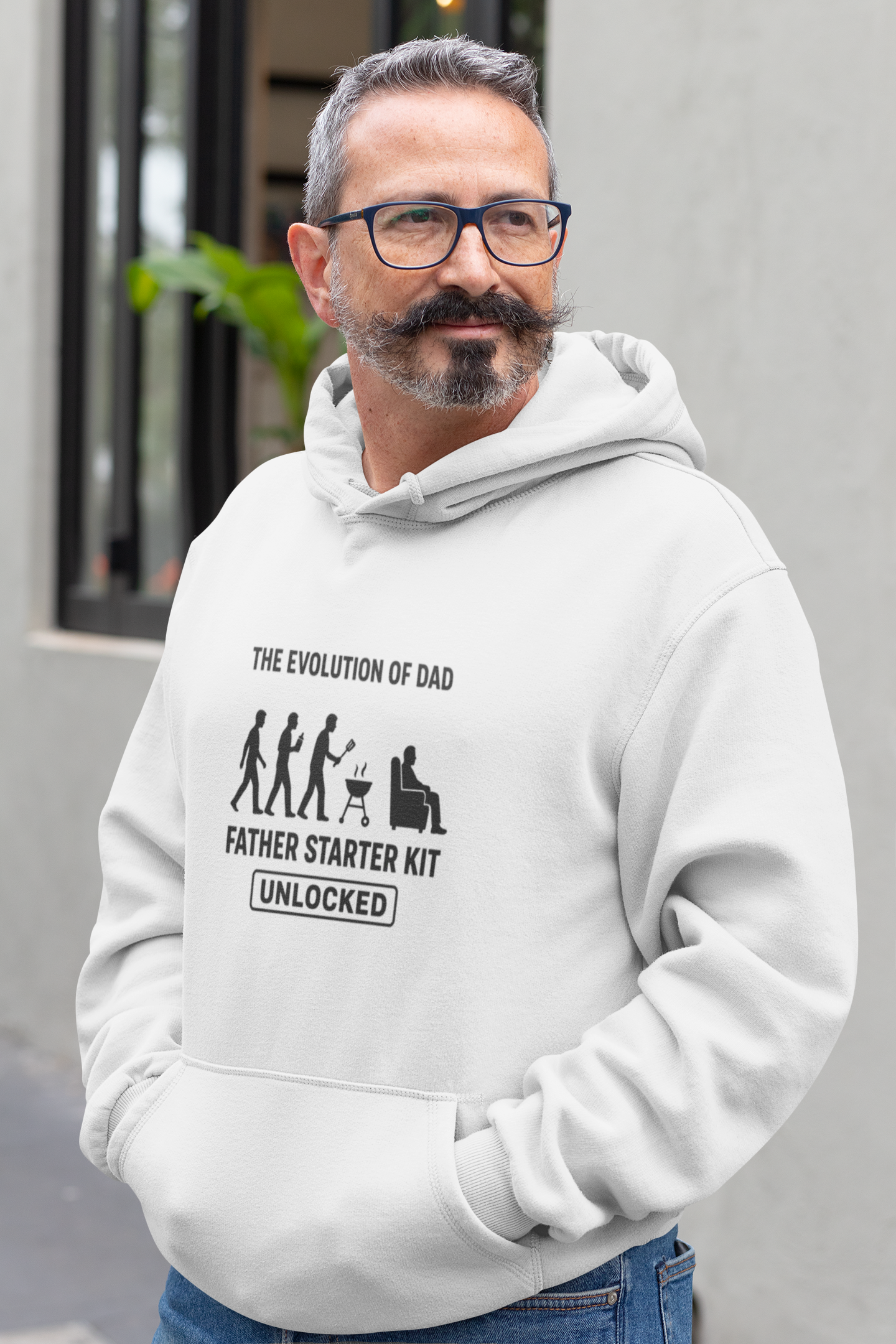 Fatherhood: The Evolution Premium Hoodie