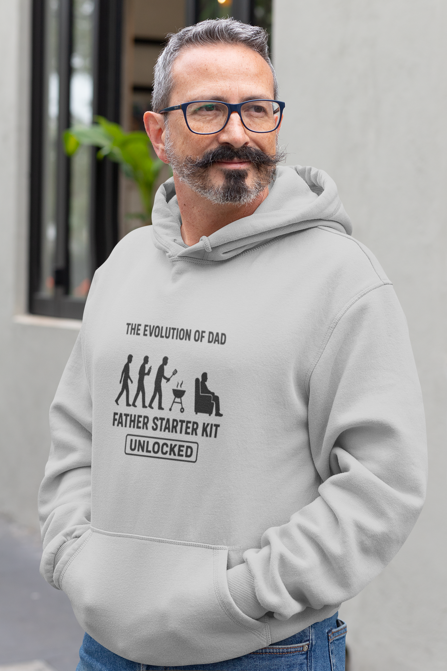 Fatherhood: The Evolution Premium Hoodie