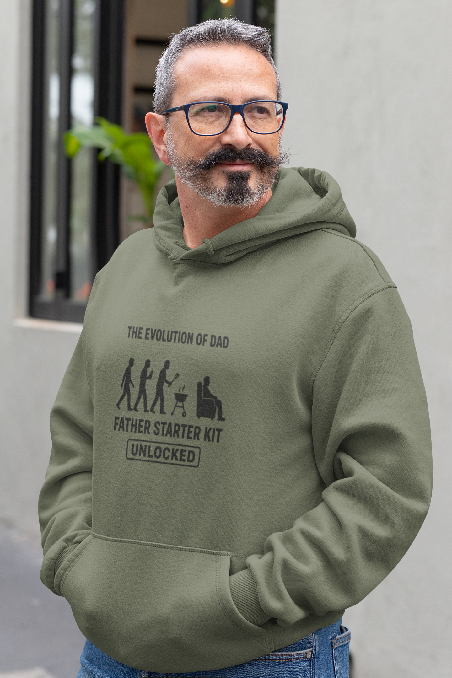Fatherhood: The Evolution Premium Hoodie