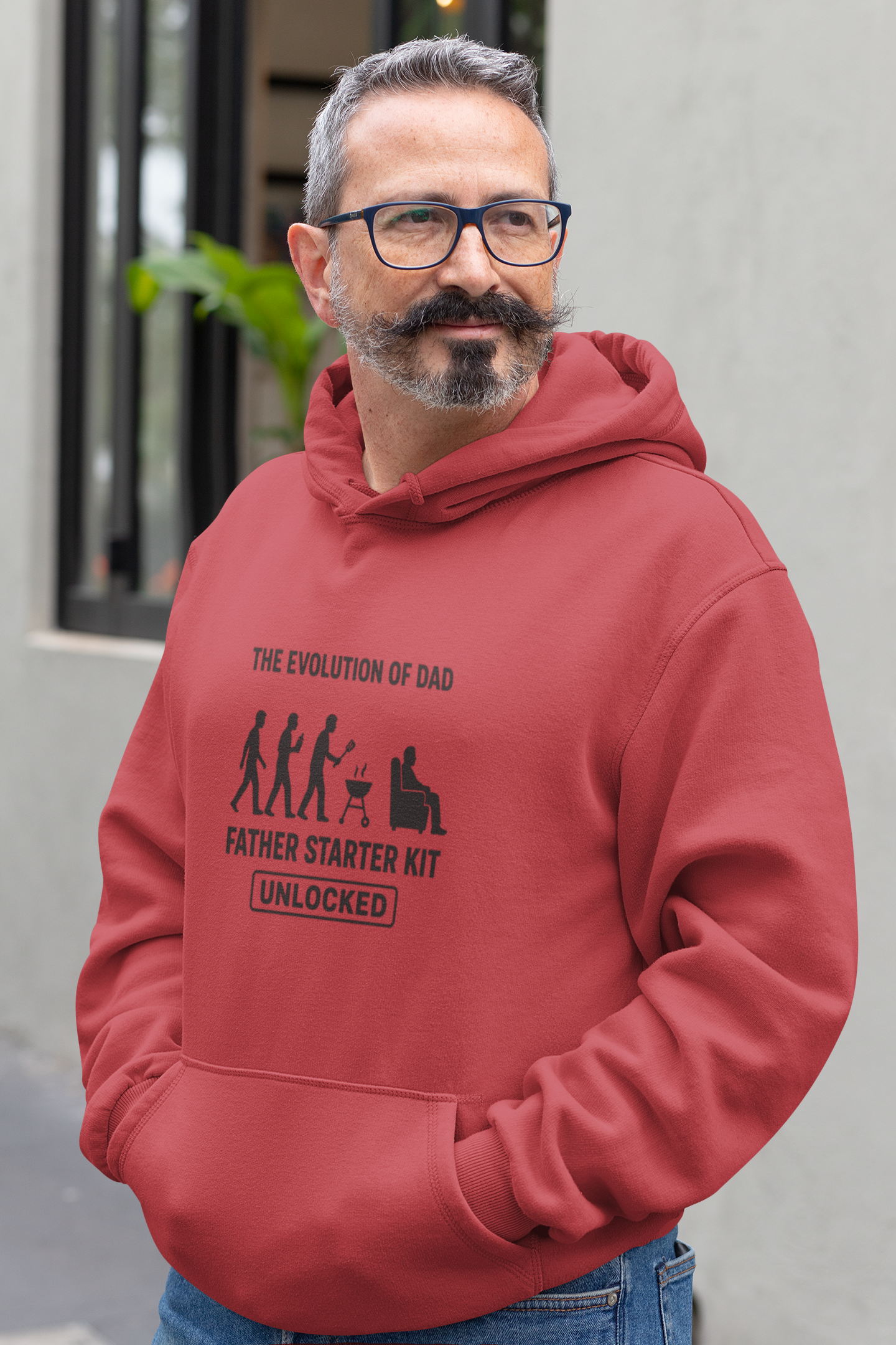 Fatherhood: The Evolution Premium Hoodie
