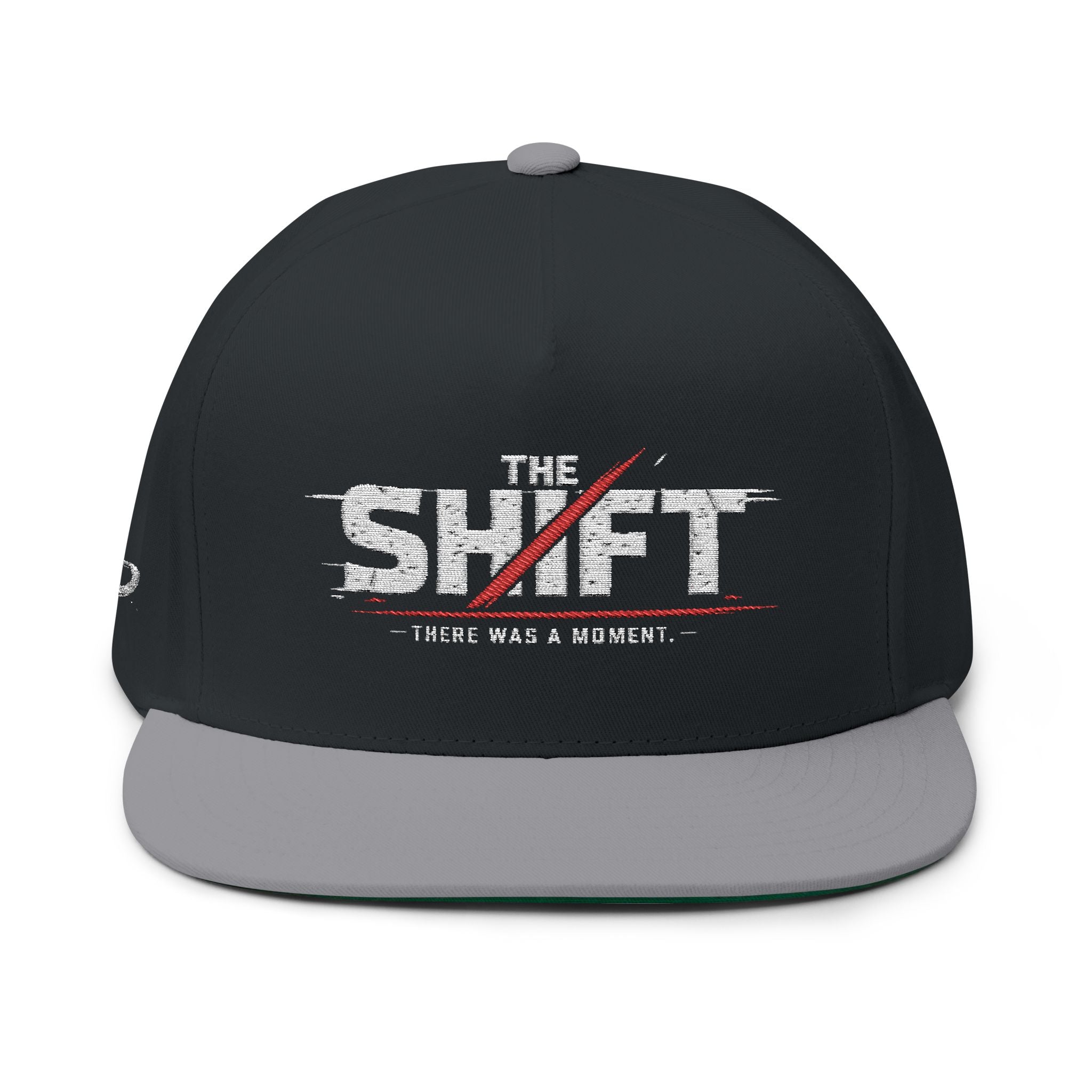 Shift Logo Glitch Halo Flat Bill Cap