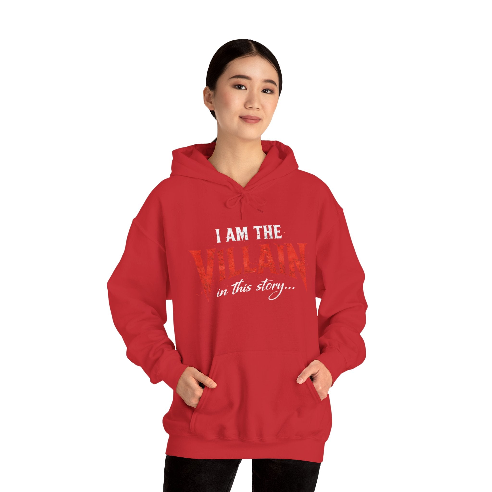 "I Am the Villain in This Story" Couple Hoodie — Matching Partner Sweatshirt