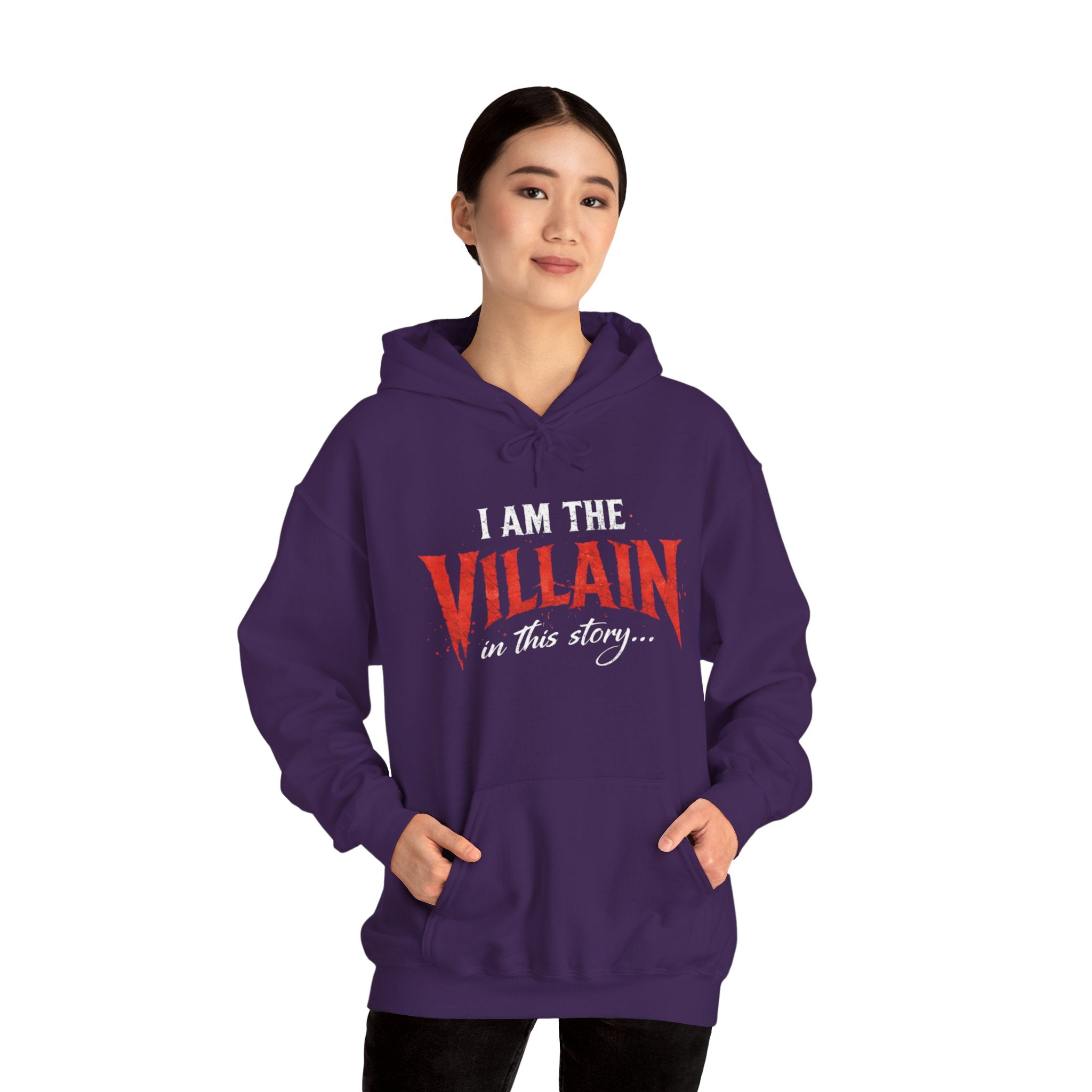 "I Am the Villain in This Story" Couple Hoodie — Matching Partner Sweatshirt