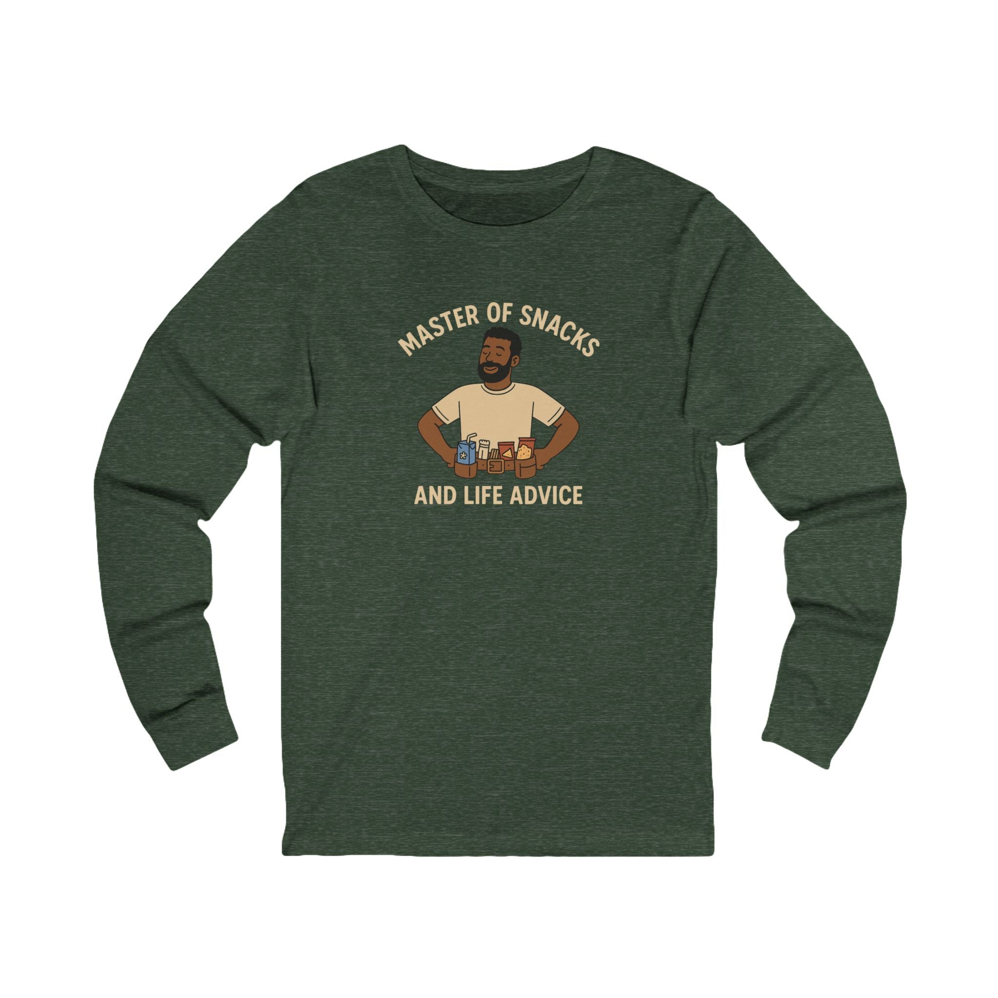 Master of Snacks Long Sleeve Tee - FarewellMNG Brand Clothing