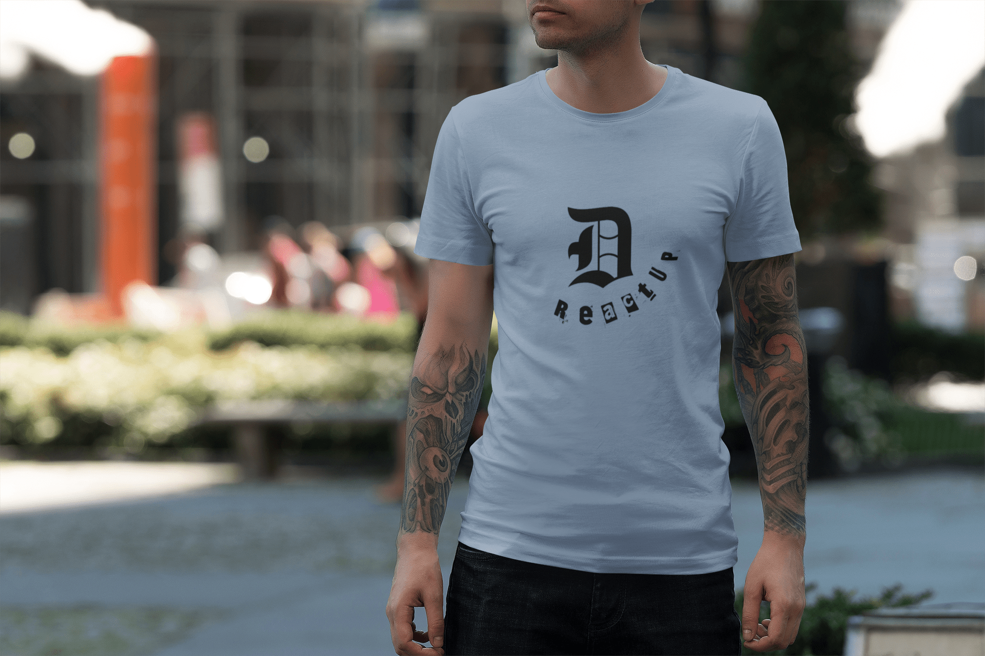 Detroit/ReactUp Tee - Define - FarewellMNG Brand Clothing