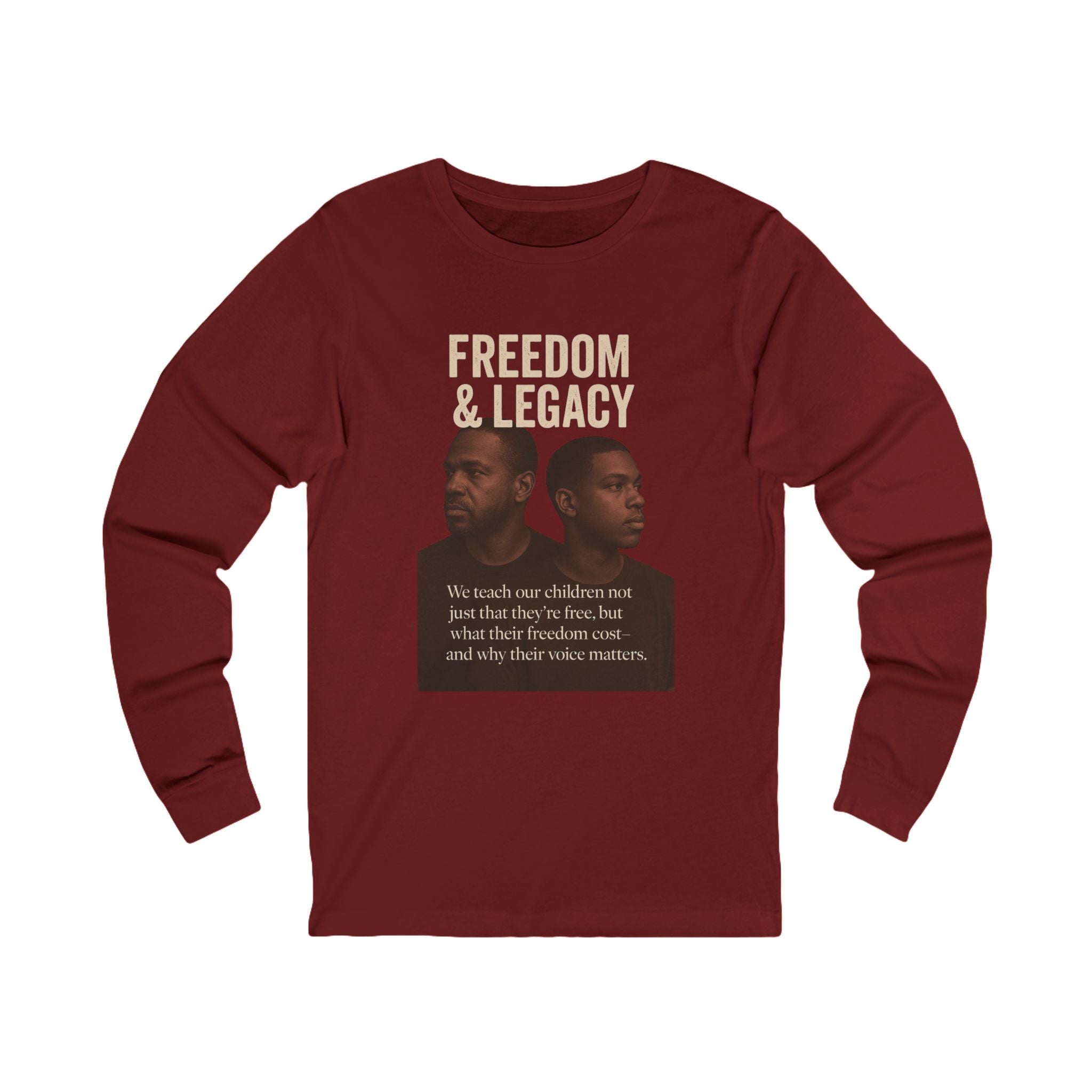 Father and Son Freedom Legacy Long Sleeve Tee - FarewellMNG Brand Clothing