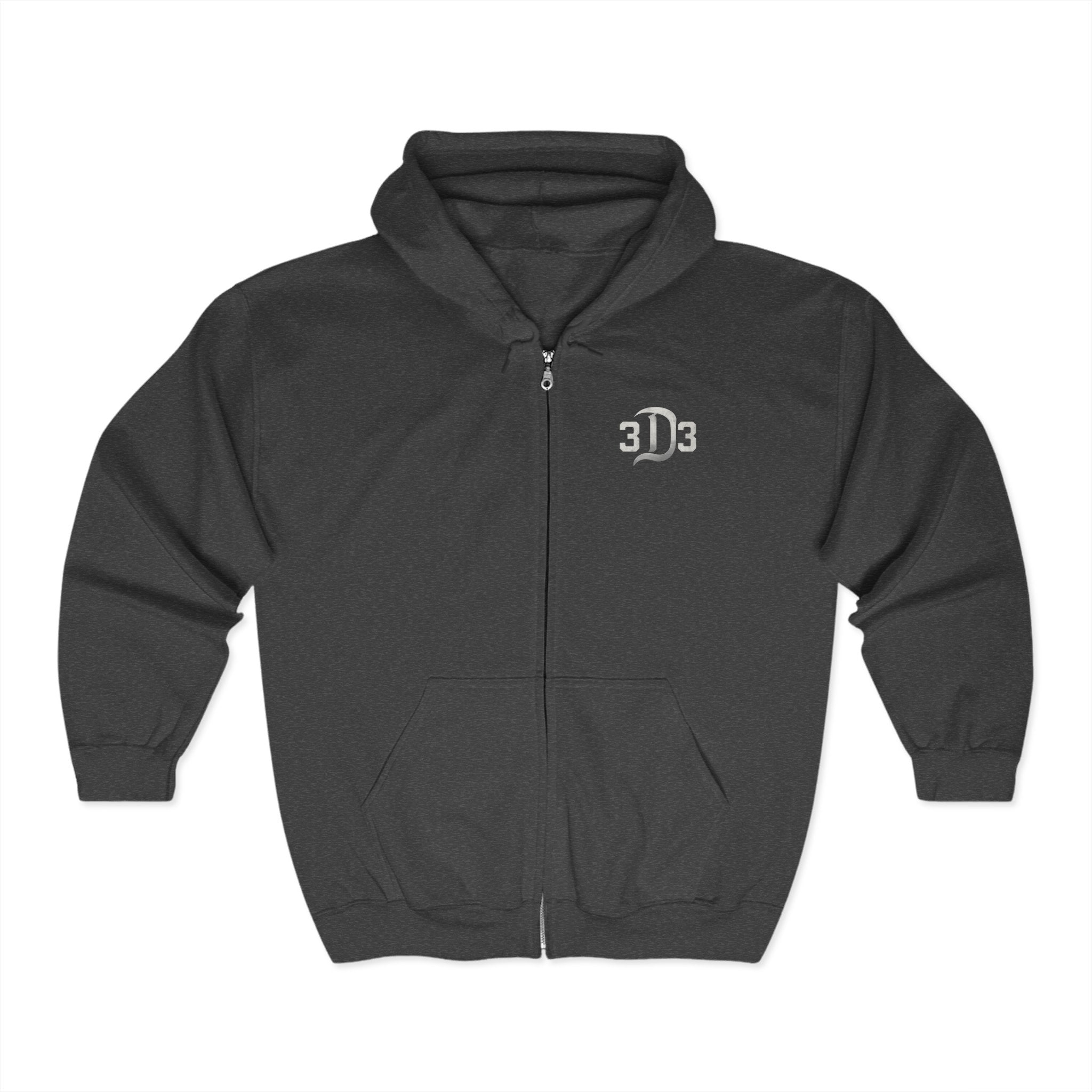 Detroit Legacy 313 Zip Up Hoodie - FarewellMNG Brand Clothing