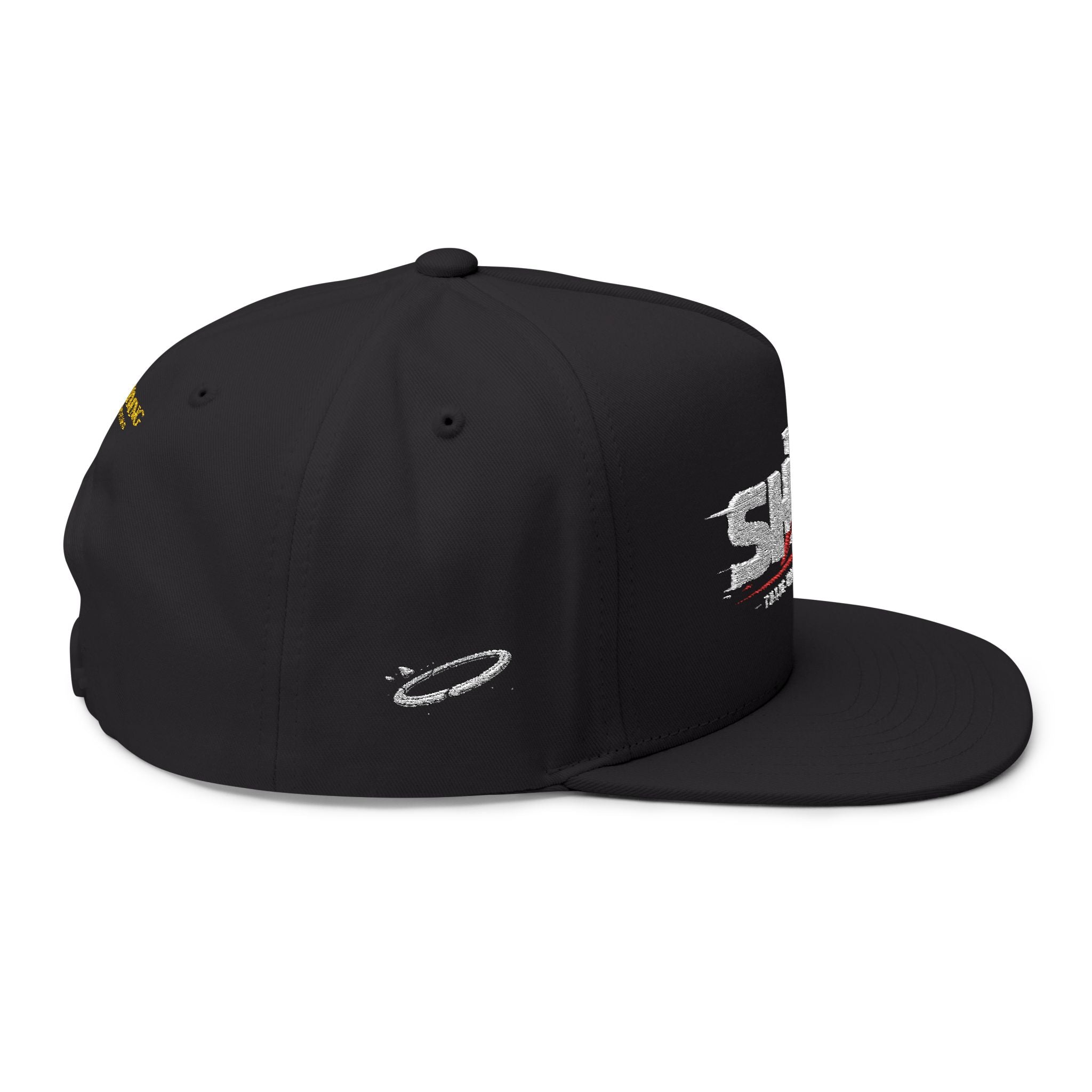 Shift Logo Glitch Halo Flat Bill Cap