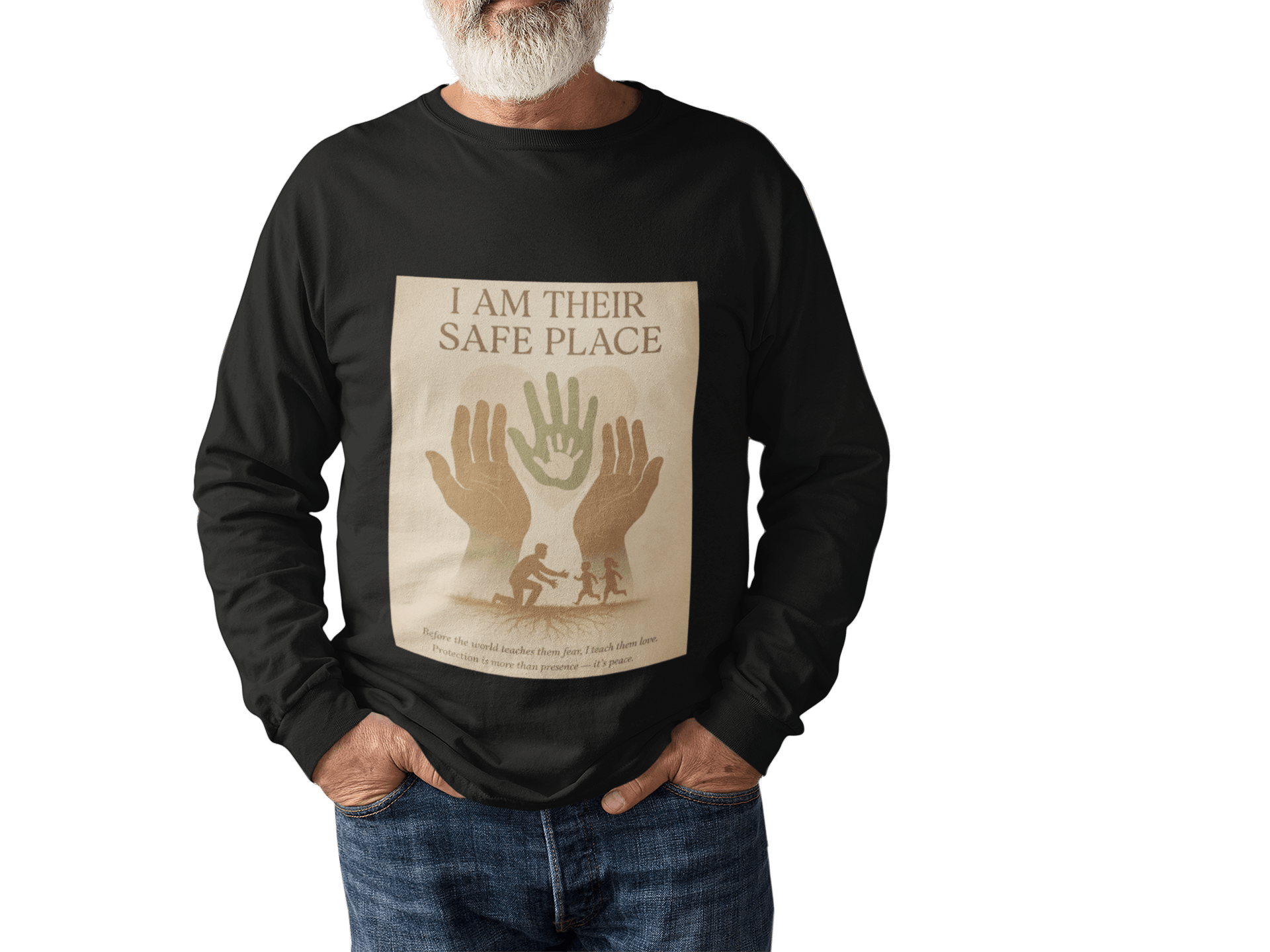 Safe Place Long Sleeve - FarewellMNG Brand Clothing