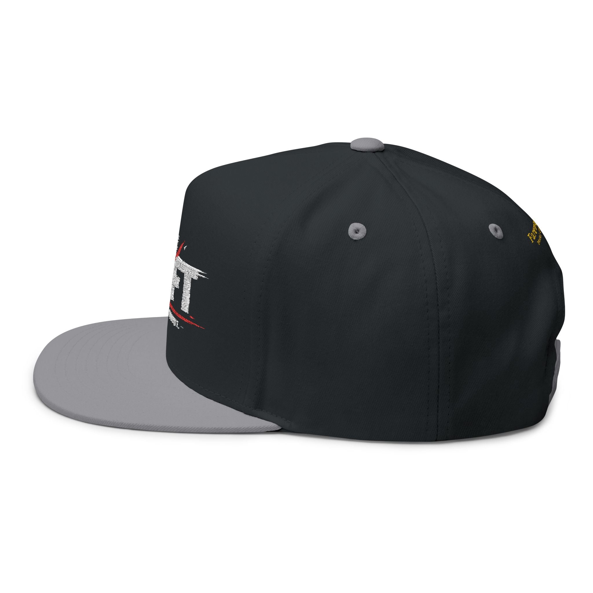 Shift Logo Glitch Halo Flat Bill Cap