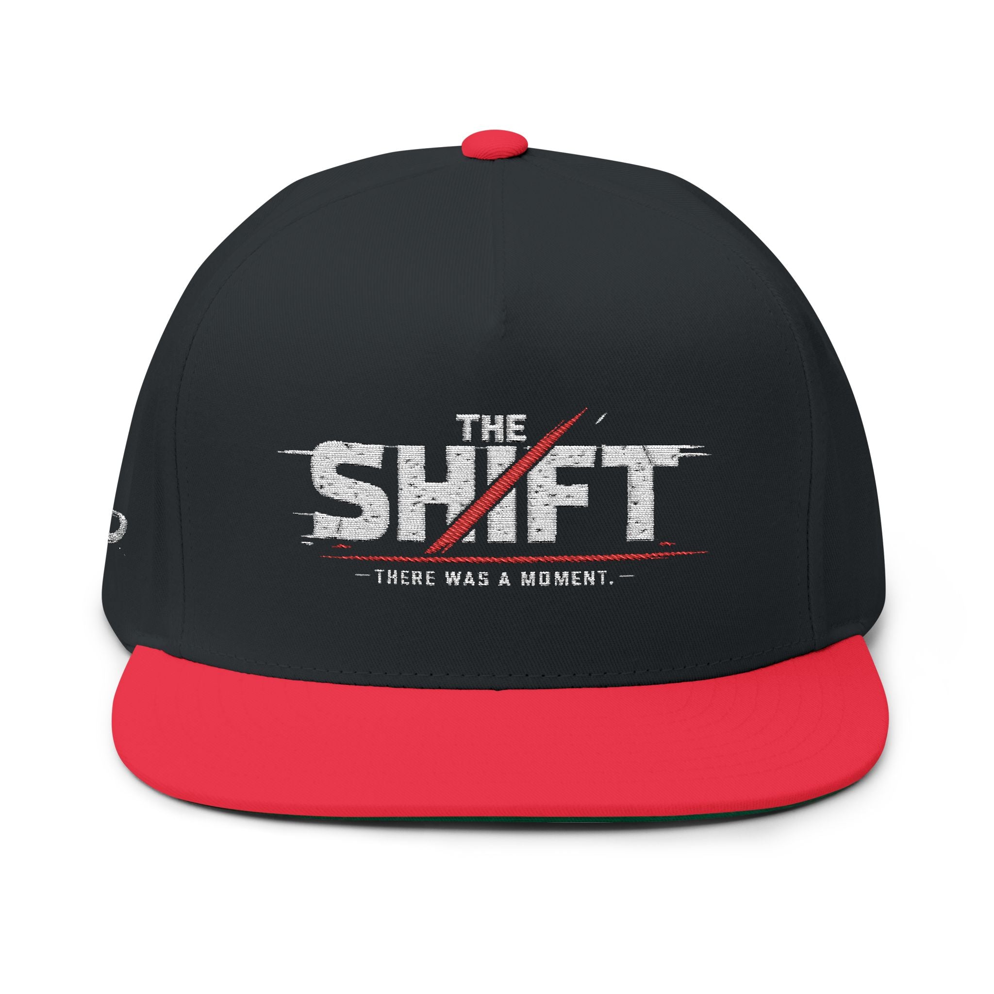 Shift Logo Glitch Halo Flat Bill Cap