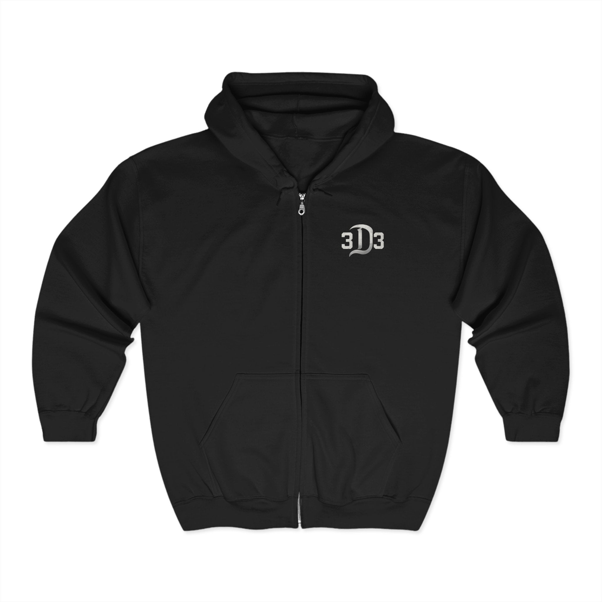 Detroit Legacy 313 Zip Up Hoodie - FarewellMNG Brand Clothing