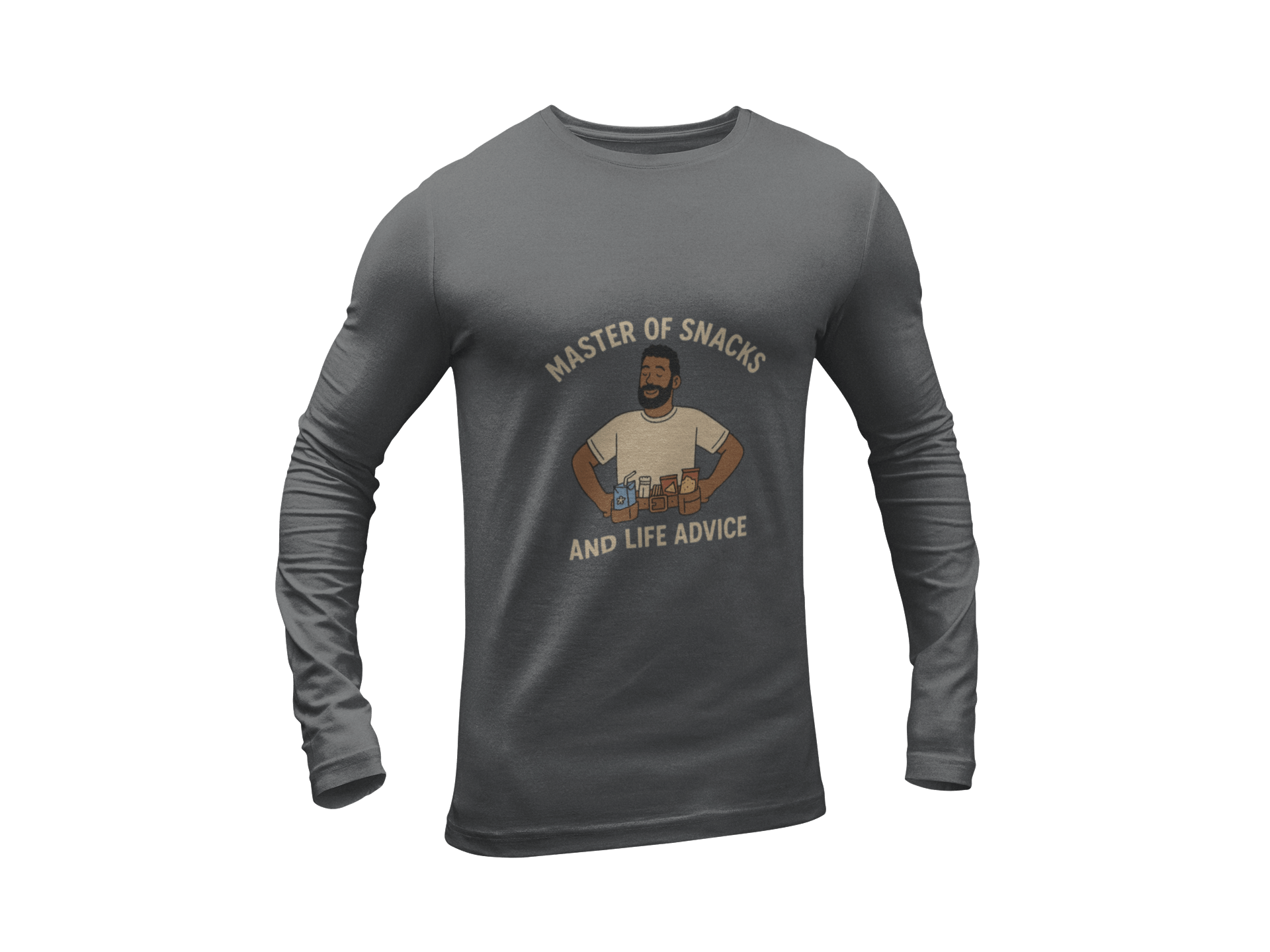 Master of Snacks Long Sleeve Tee - FarewellMNG Brand Clothing