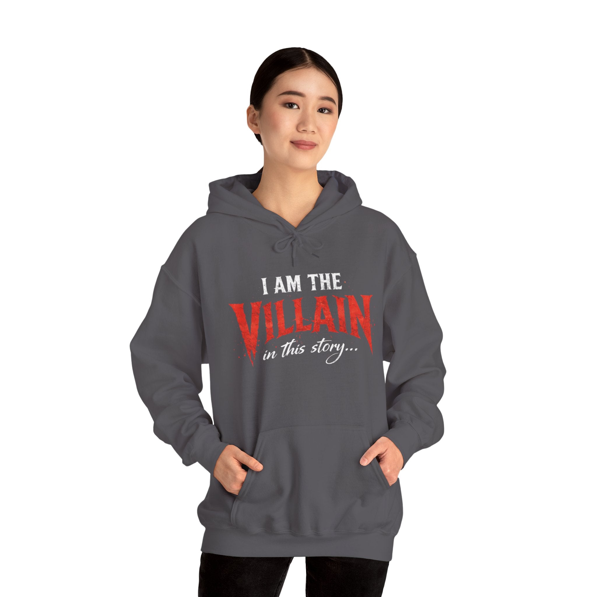 "I Am the Villain in This Story" Couple Hoodie — Matching Partner Sweatshirt