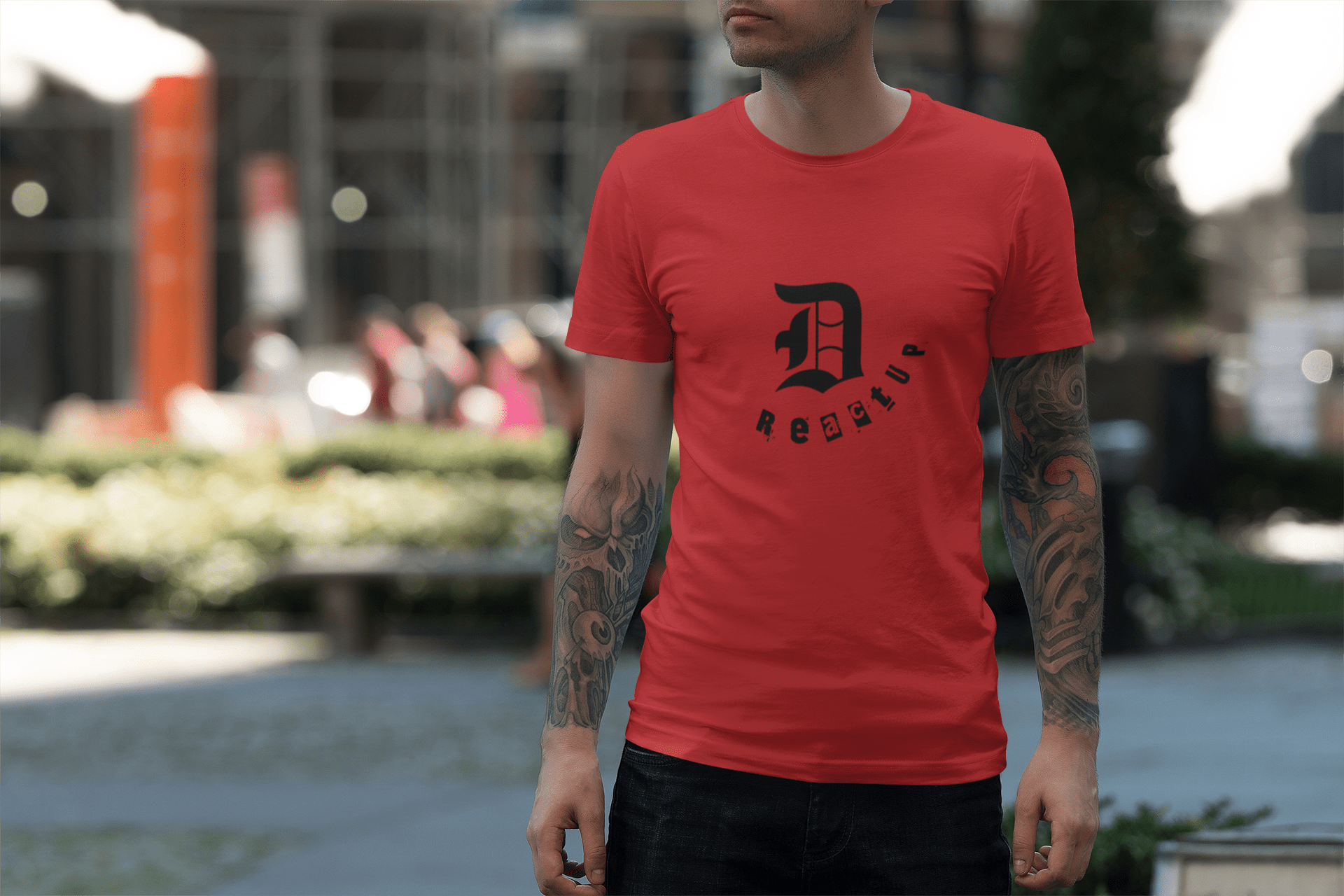 Detroit/ReactUp Tee - Define - FarewellMNG Brand Clothing