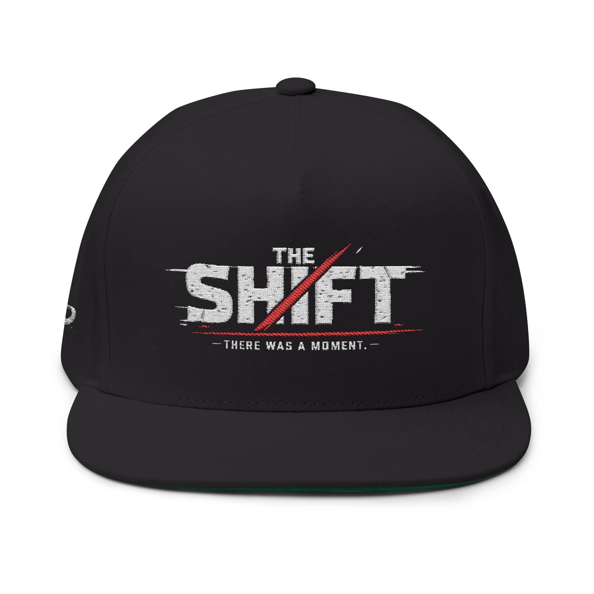Shift Logo Glitch Halo Flat Bill Cap