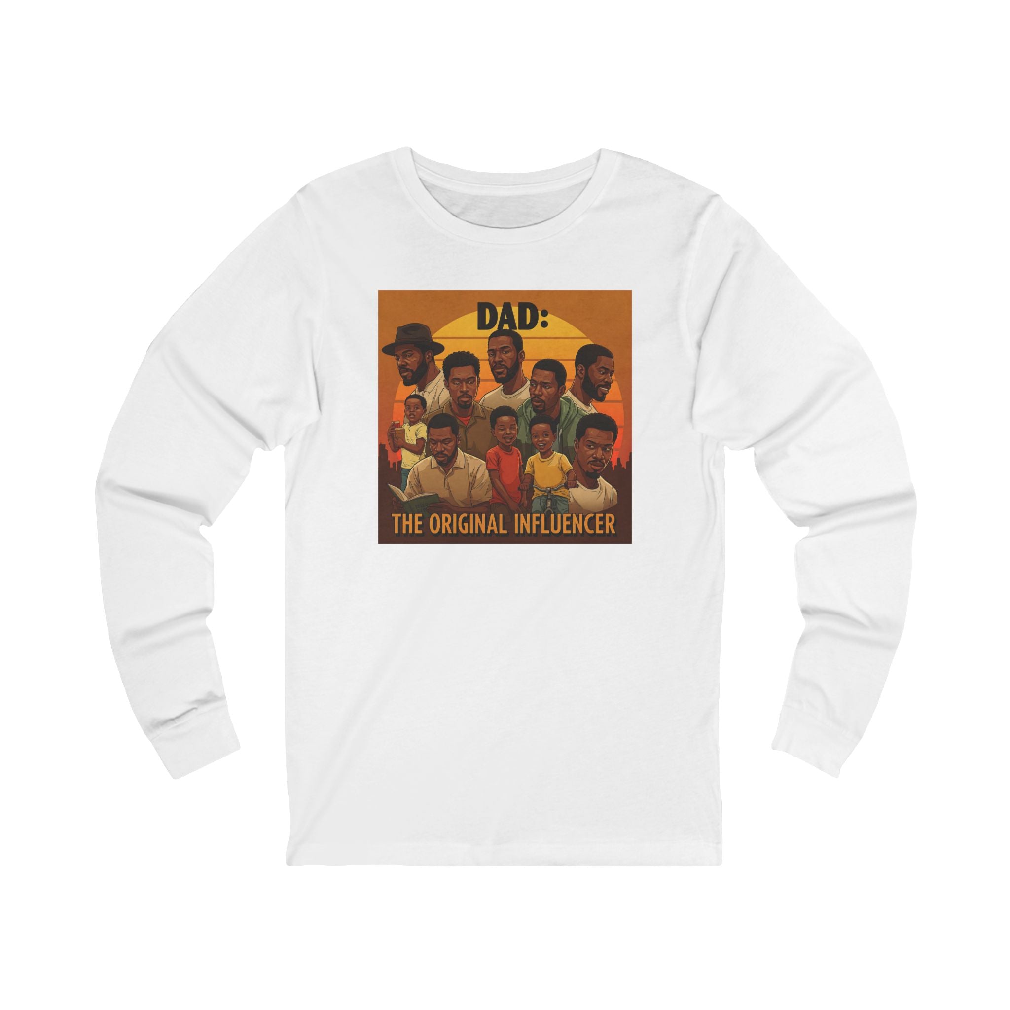 Dad: The Original Influencer Long Sleeve - FarewellMNG Brand Clothing