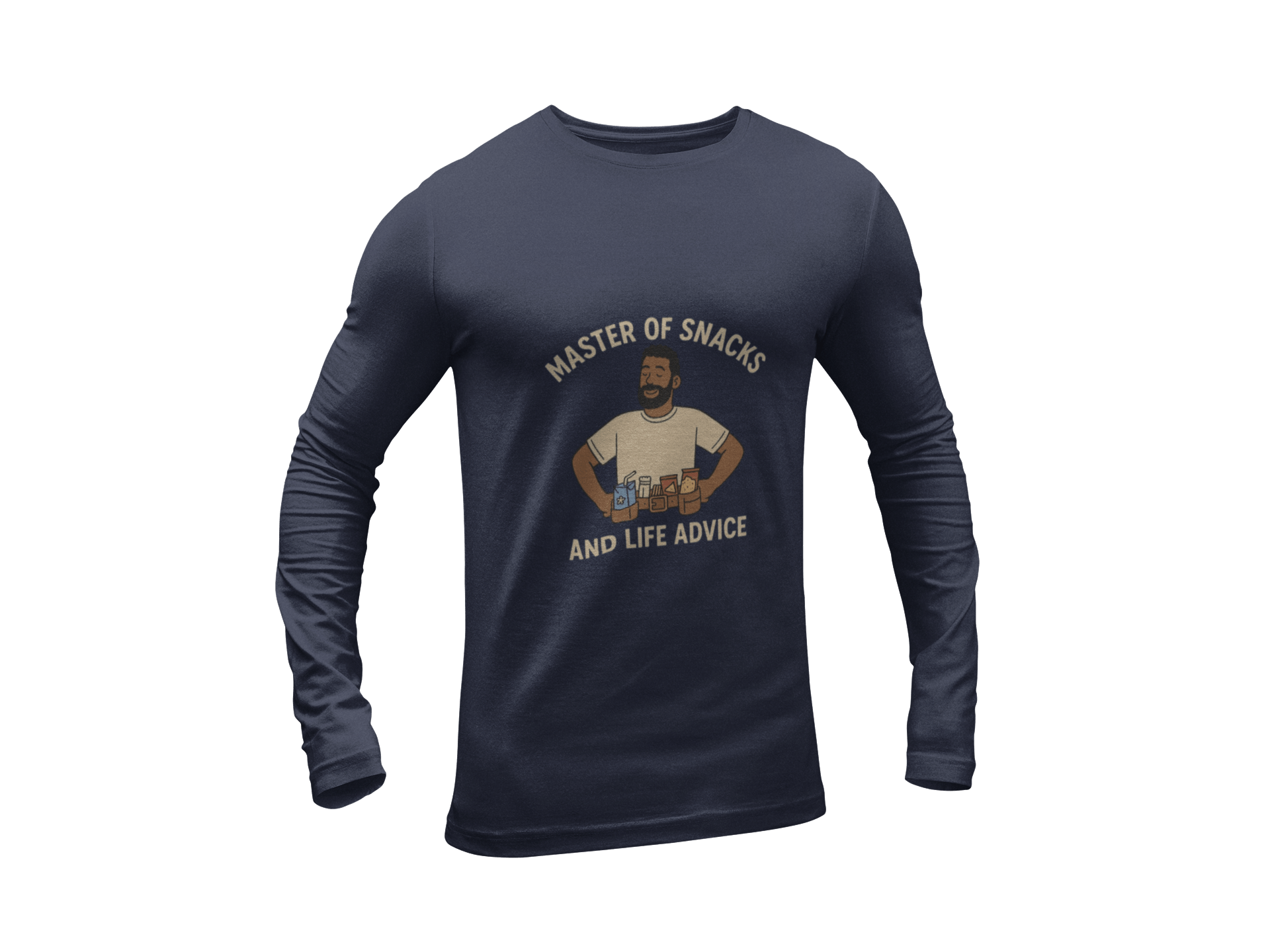 Master of Snacks Long Sleeve Tee - FarewellMNG Brand Clothing