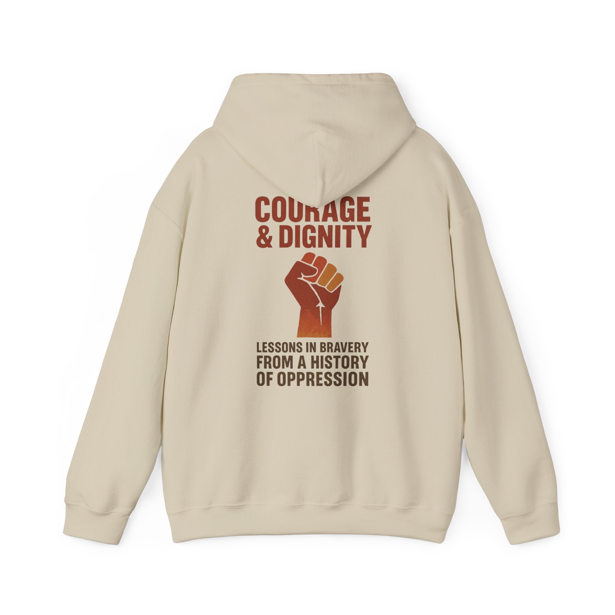 Courage & Dignity Hoodie – Wear the Message - FarewellMNG Brand Clothing