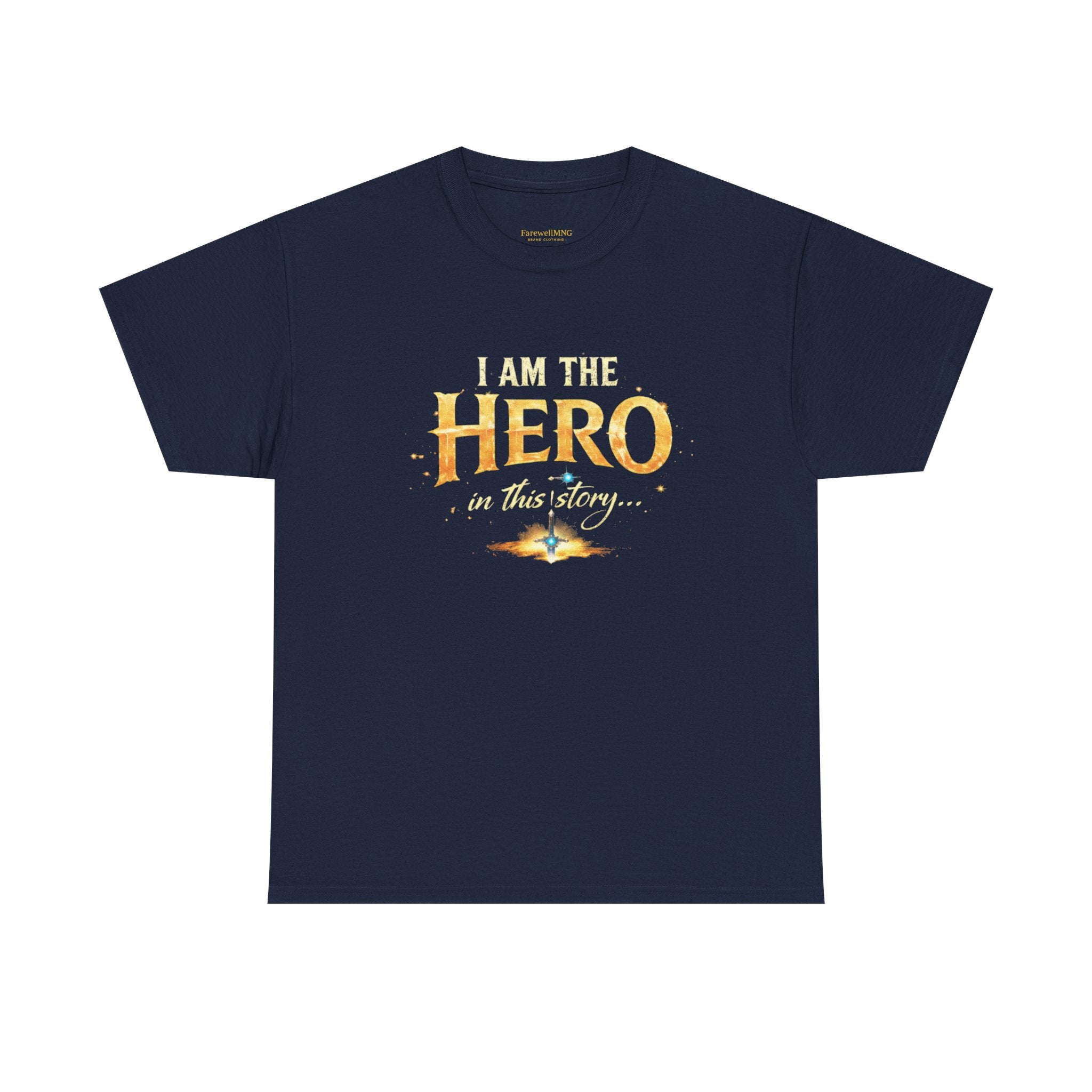 "I am the Hero of This Story" Couple T-Shirt — Matching His & Hers Tee