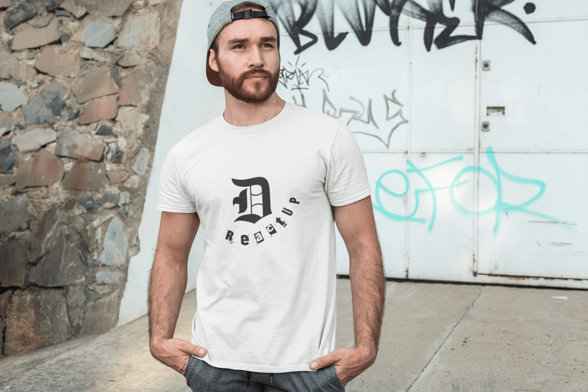 Detroit/ReactUp Tee - Define - FarewellMNG Brand Clothing