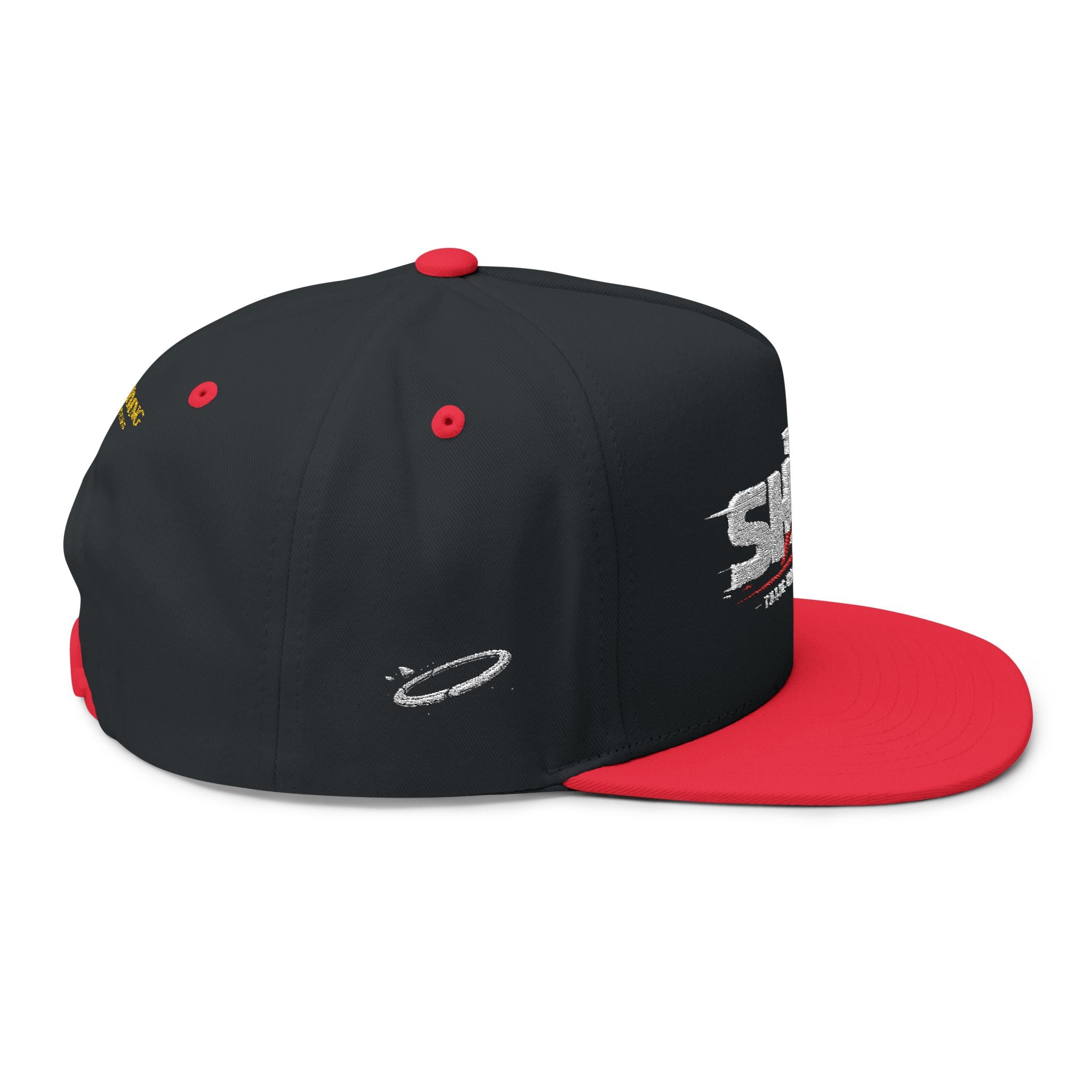 Shift Logo Glitch Halo Flat Bill Cap